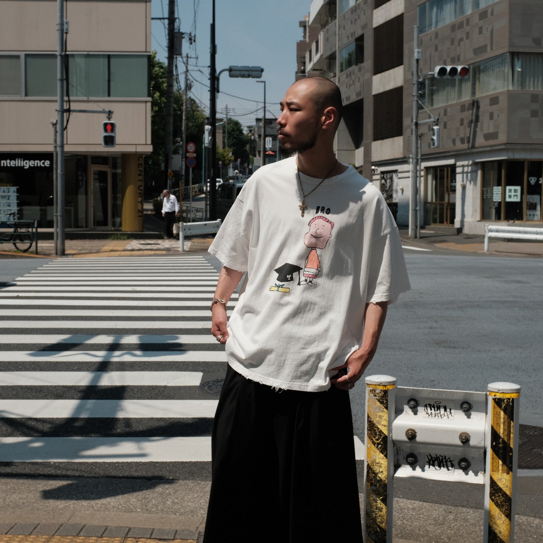 TEPPEI FURUYAMA / HALF SLEEVE T-SHIRT BRO ORANGE