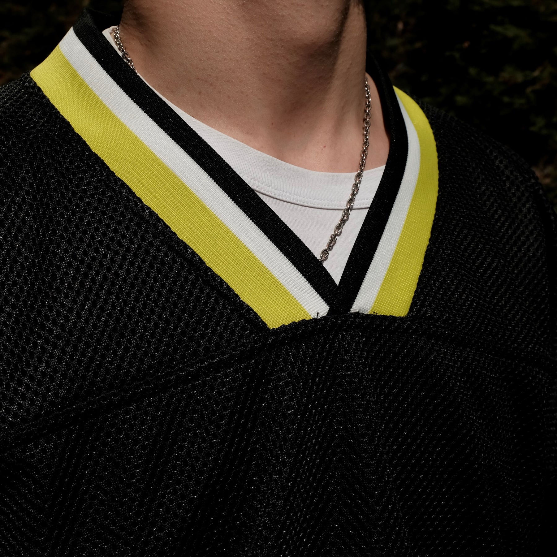 THE MAGUEY / MESH PULLOVER BLACK