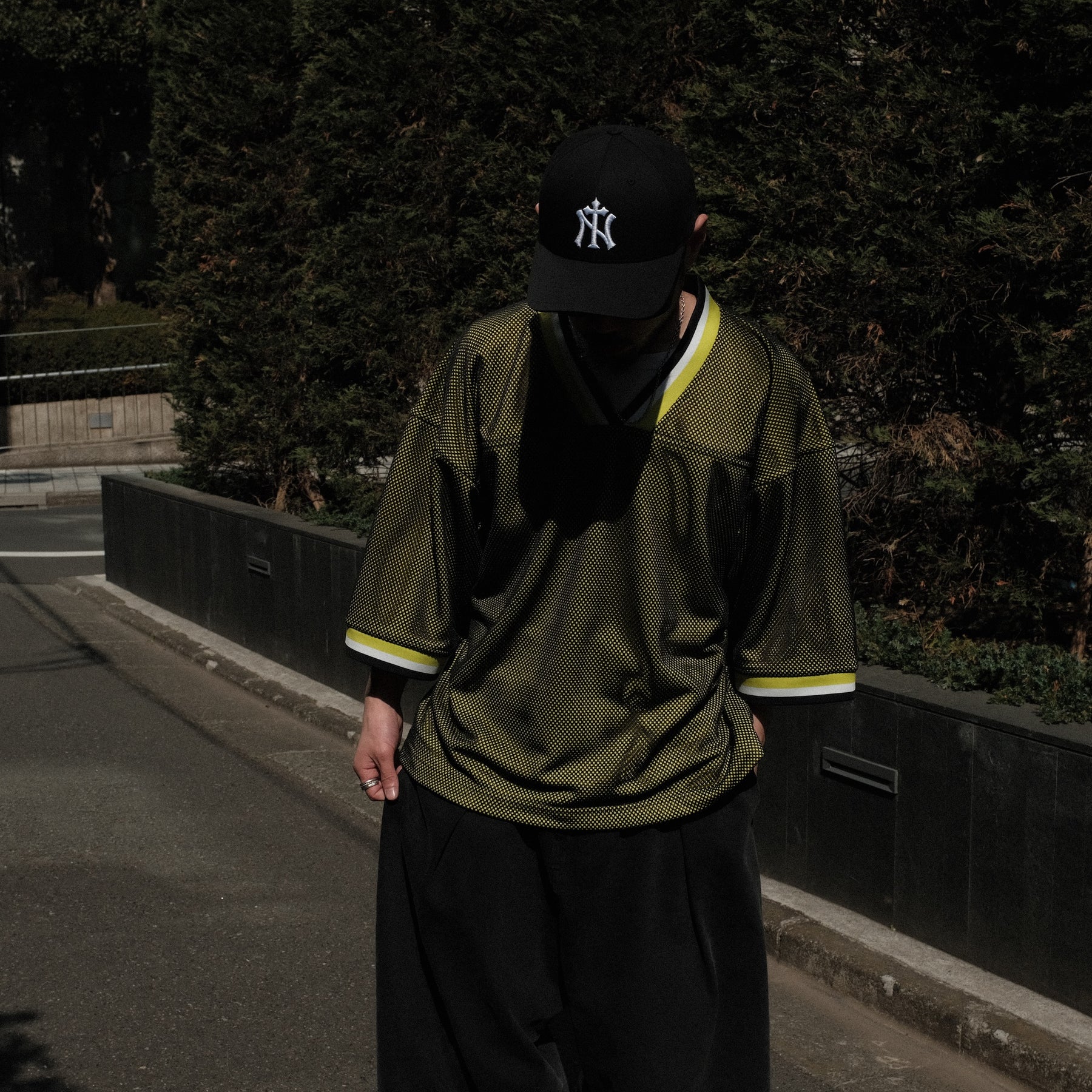 THE MAGUEY / MESH PULLOVER LIME