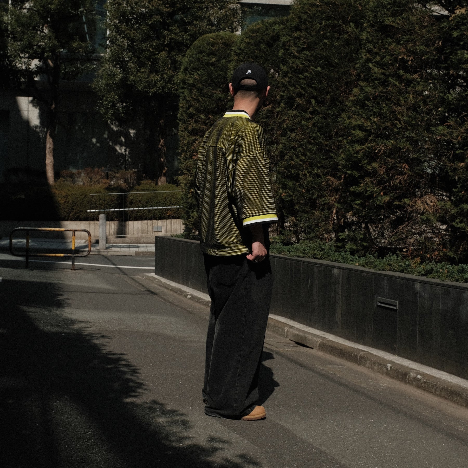 THE MAGUEY / MESH PULLOVER LIME
