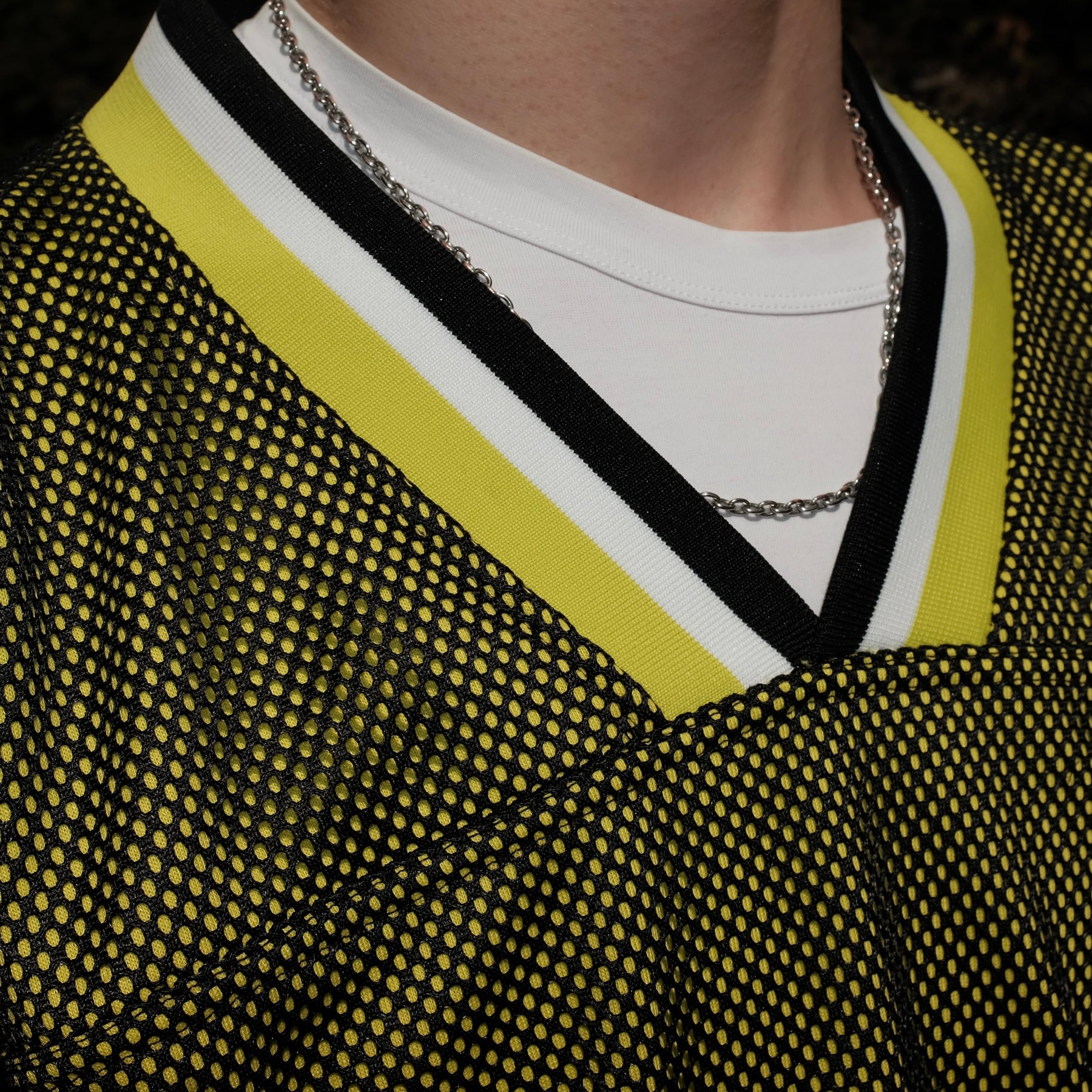 THE MAGUEY / MESH PULLOVER LIME