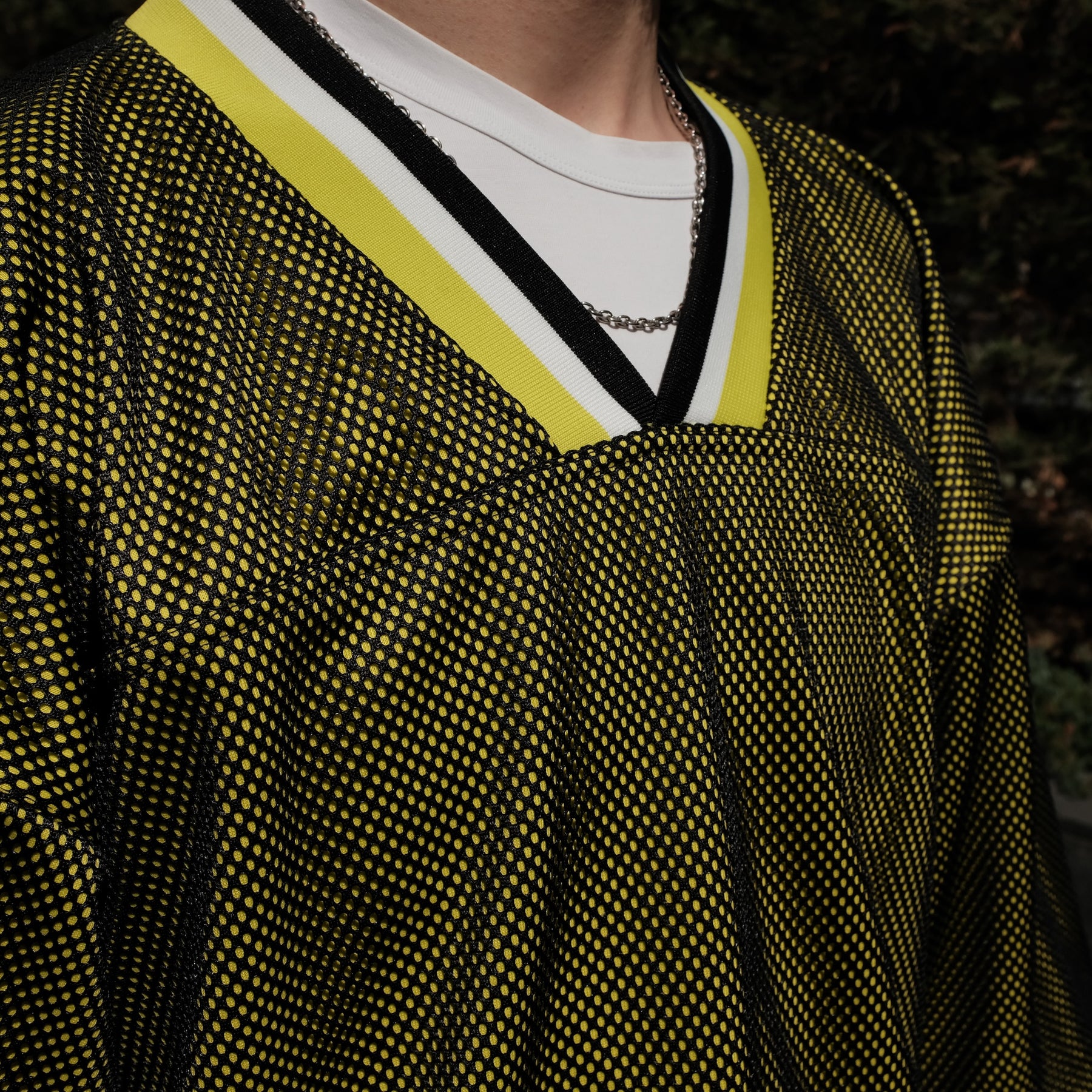 THE MAGUEY / MESH PULLOVER LIME