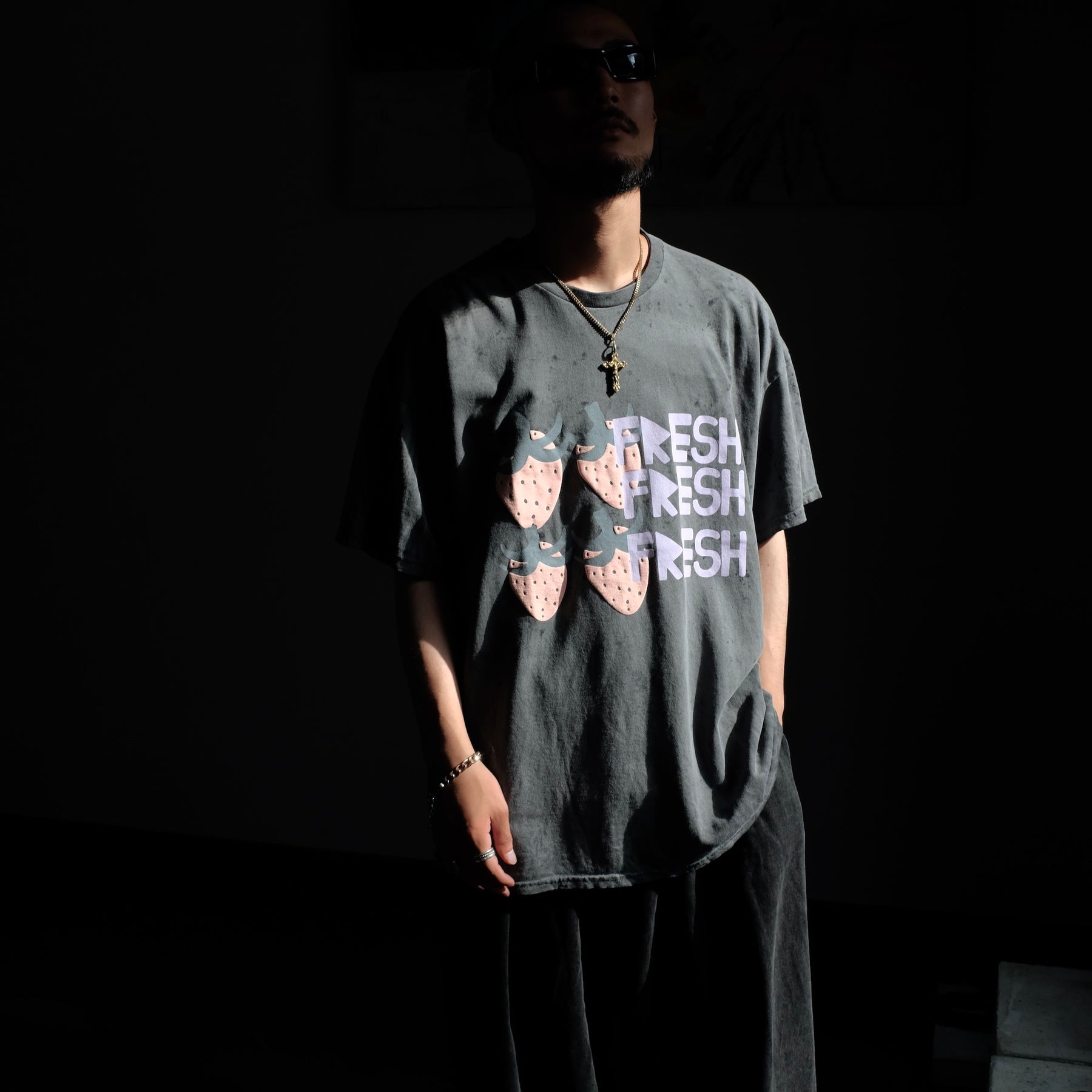 <span style="color: #ff2a00;">Last One</span> WESTFALL / FRESH MULTI BERRY T-SHIRT SS CHARCOAL