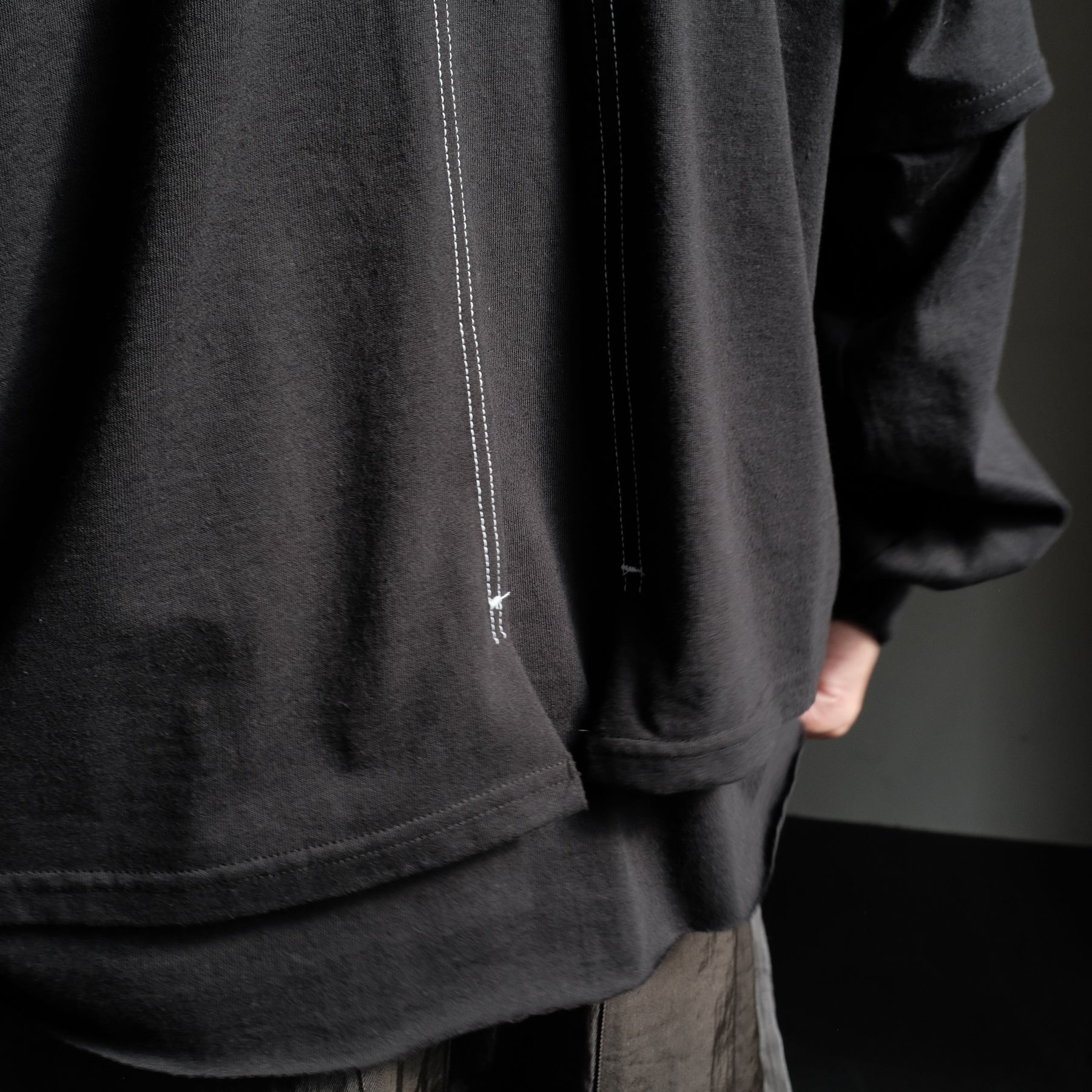 WESTFALL / WHATEVERWORKS DOUBLE SHIRT LS BLACK