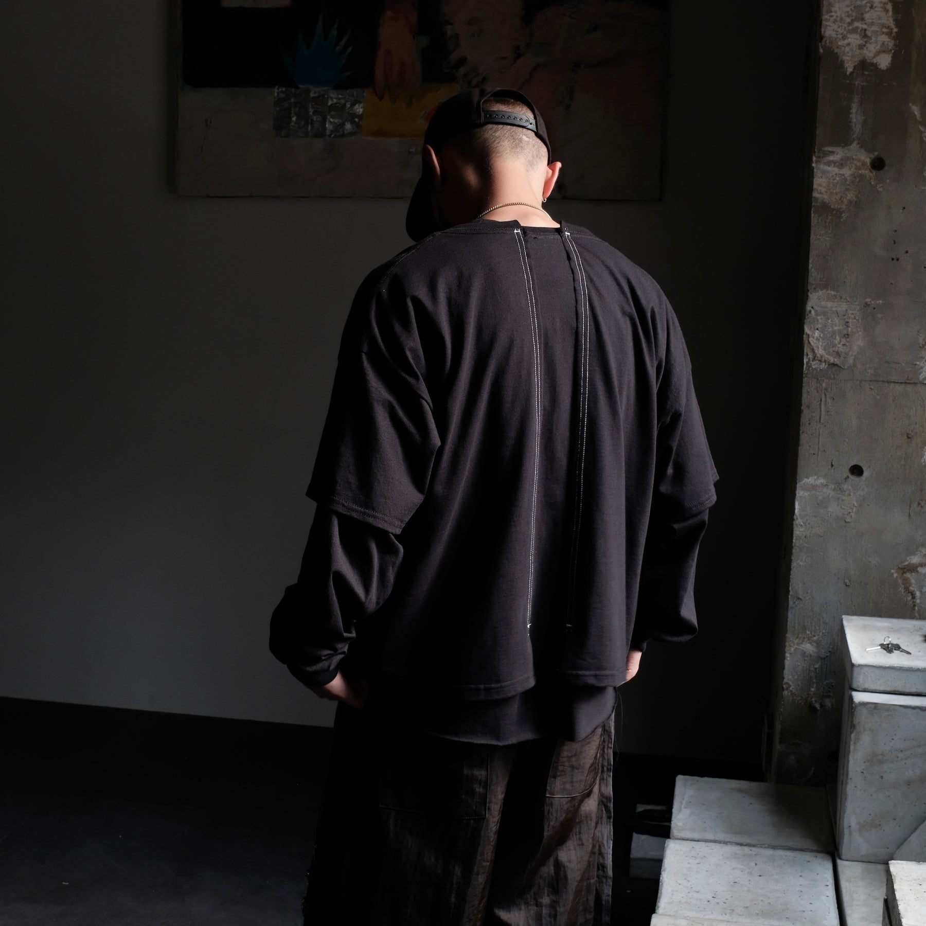 WESTFALL / WHATEVERWORKS DOUBLE SHIRT LS BLACK
