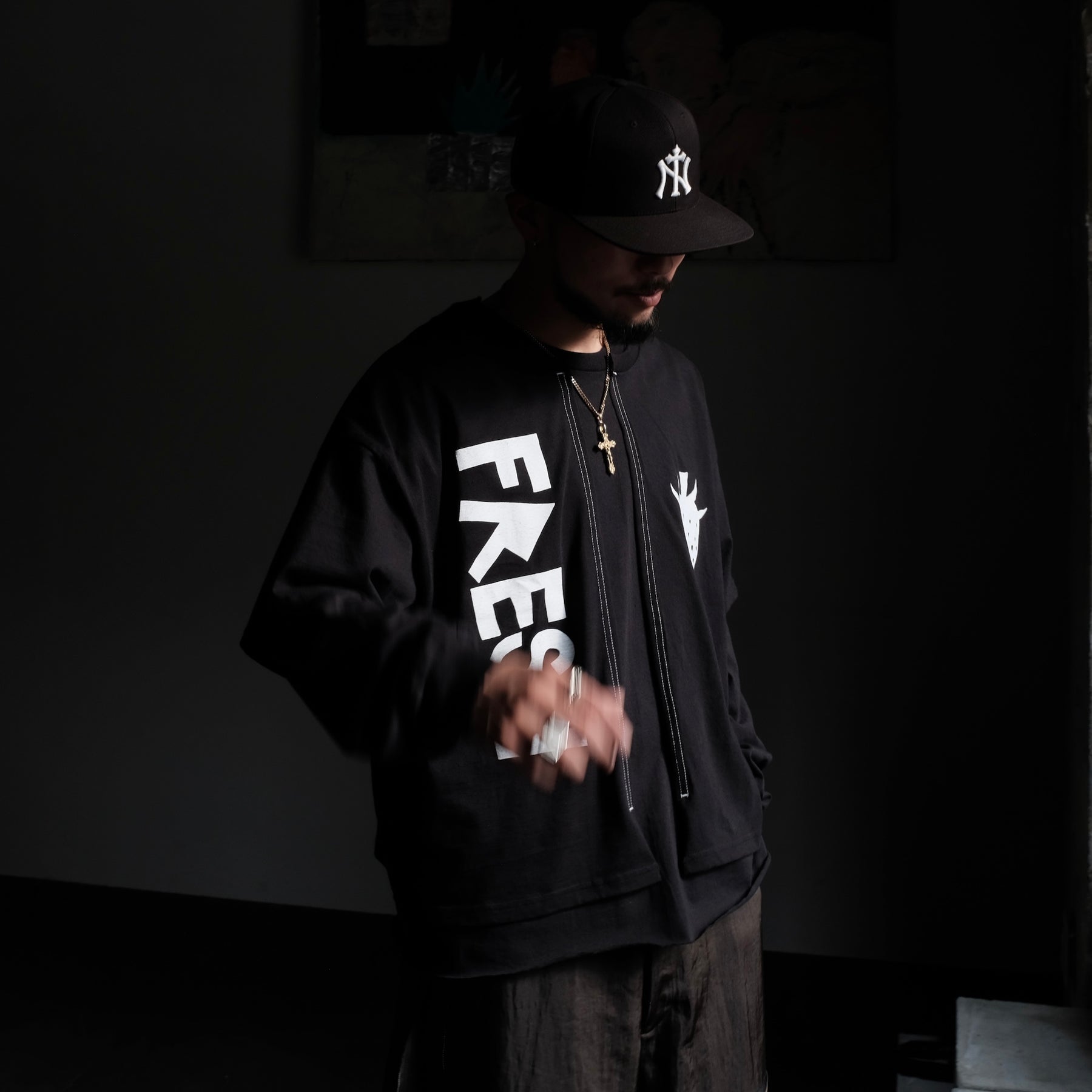 WESTFALL / WHATEVERWORKS DOUBLE SHIRT LS BLACK