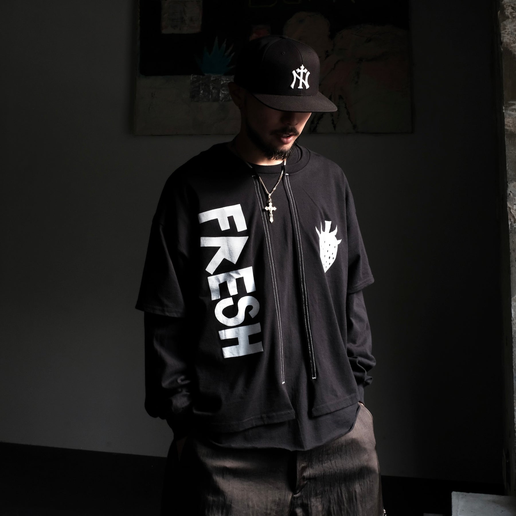 WESTFALL / WHATEVERWORKS DOUBLE SHIRT LS BLACK