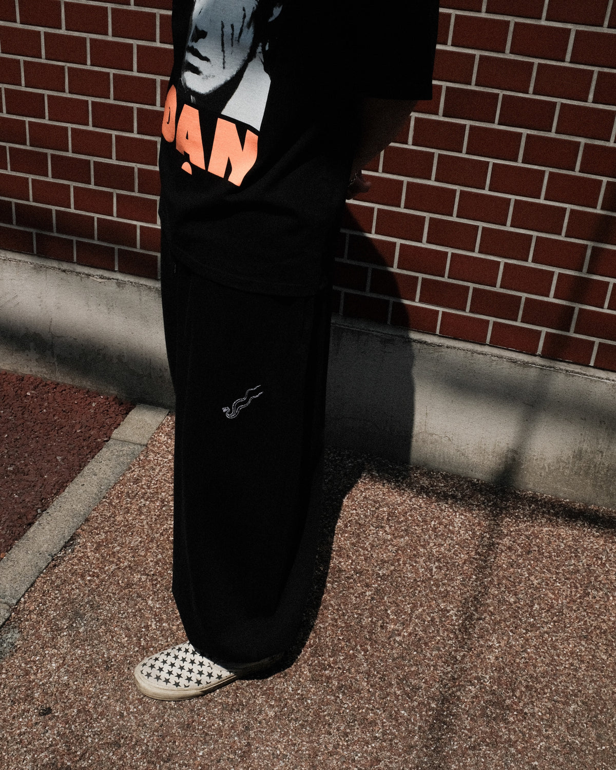 LU'U DAN / BAGGY BONTAN SWEATPANTS BLACK