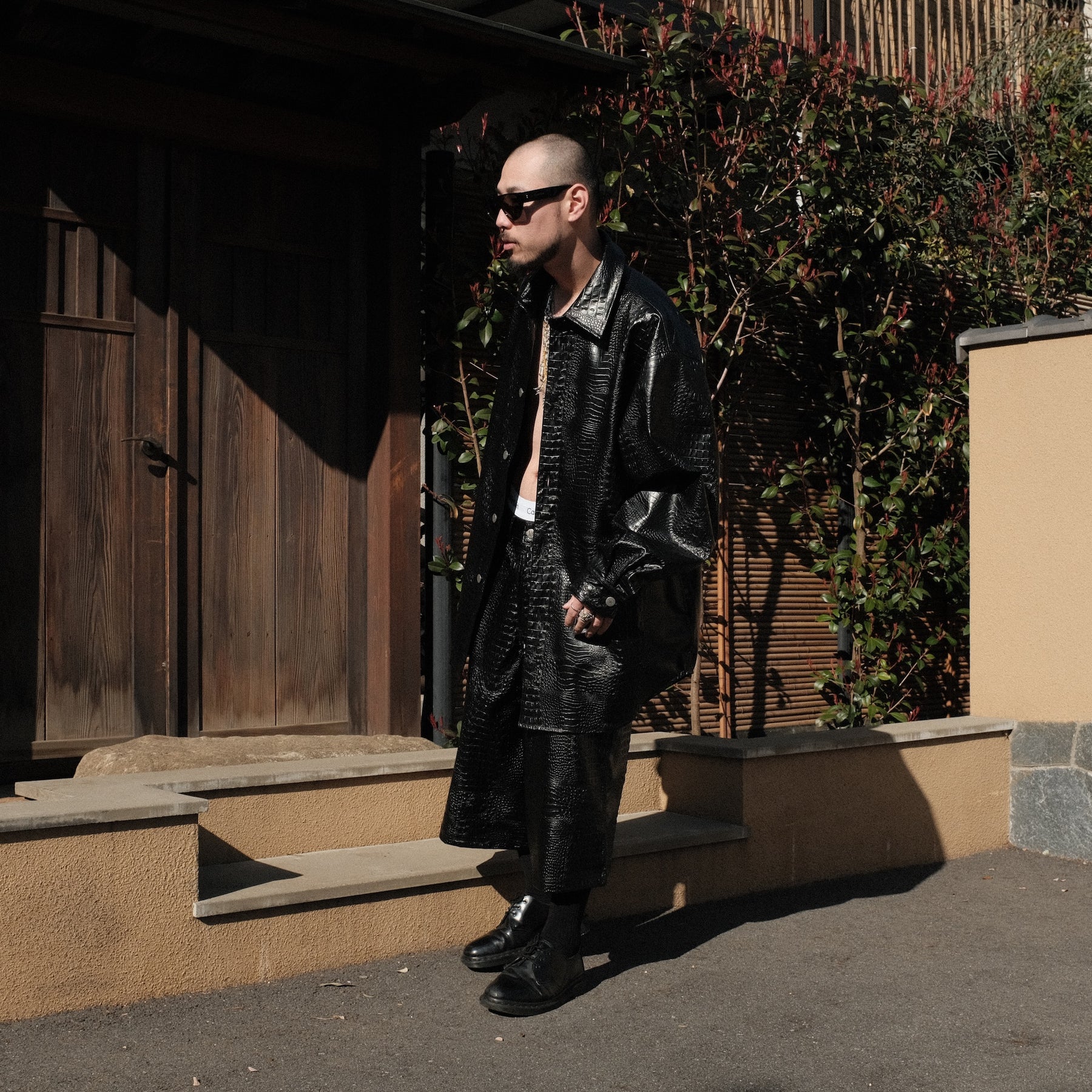 1313 SELAH / LUCIFER FAUX CROCODILE JACKET