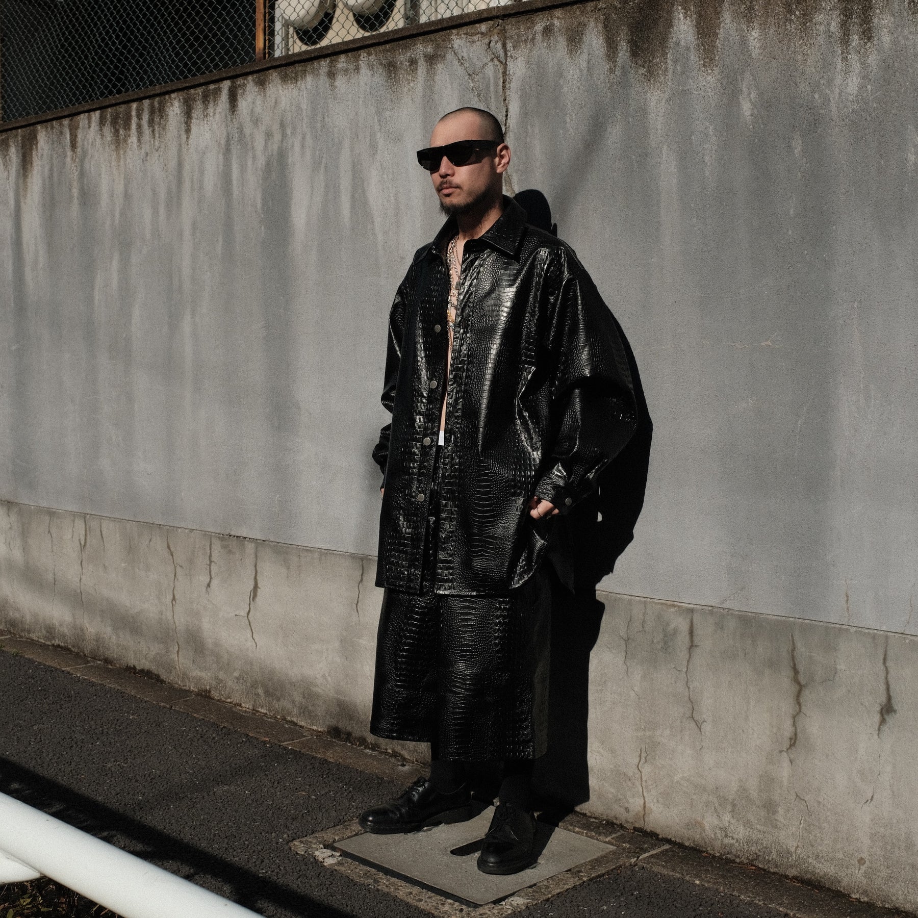 1313 SELAH / LUCIFER FAUX CROCODILE JACKET