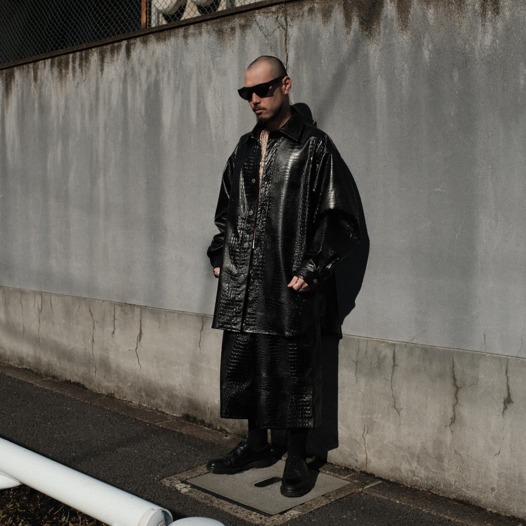 1313 SELAH / LUCIFER FAUX CROCODILE JACKET