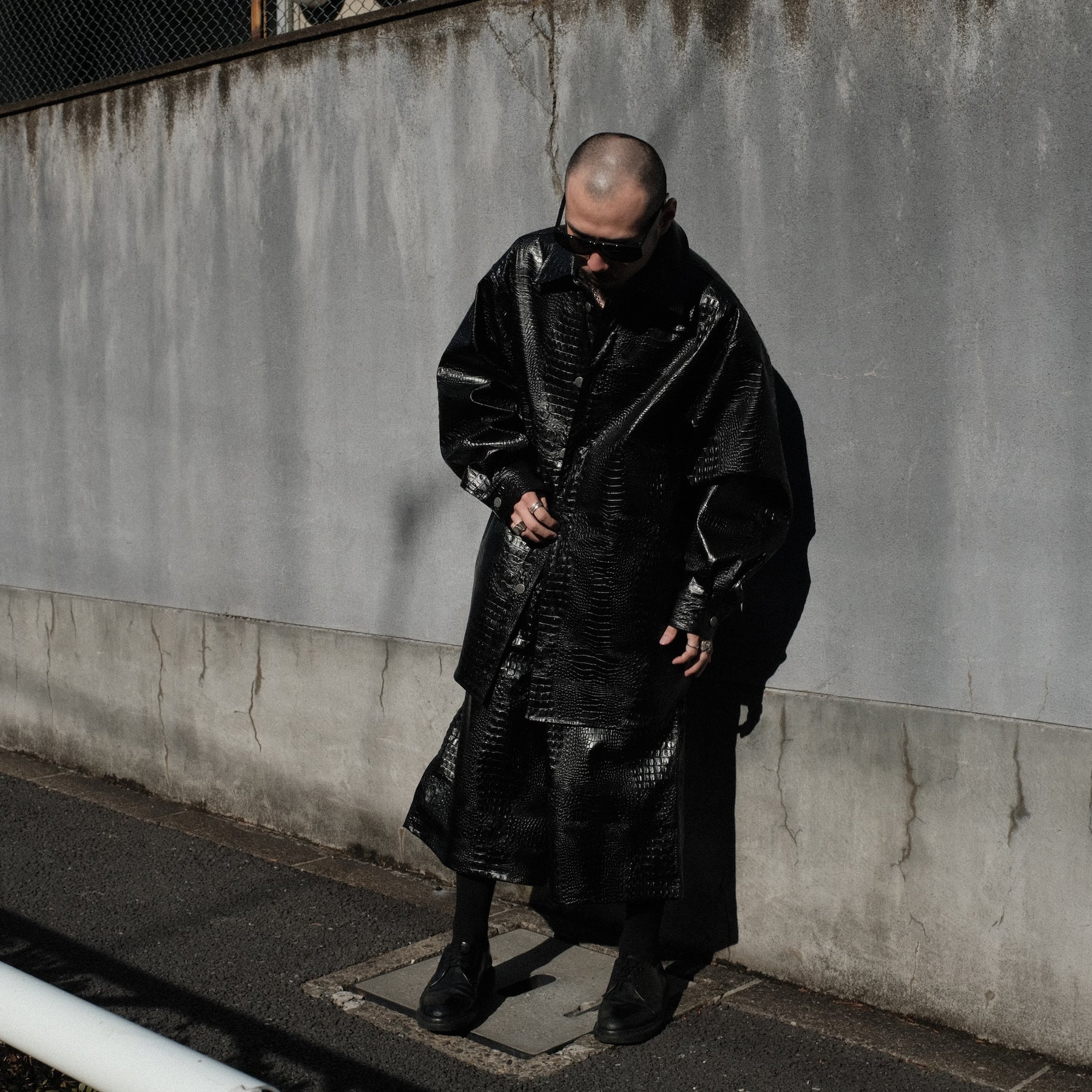 1313 SELAH / LUCIFER FAUX CROCODILE JACKET