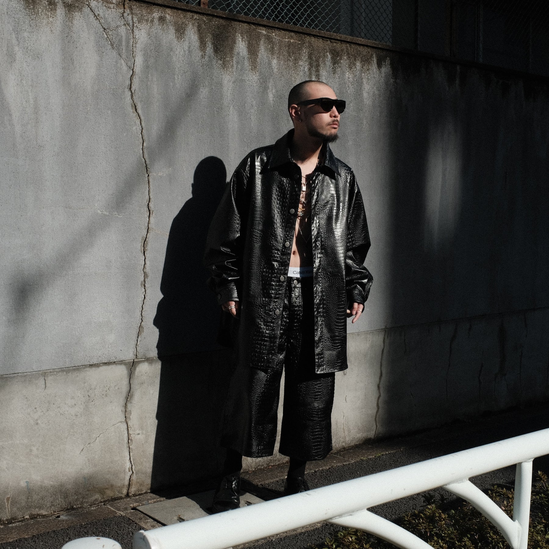 1313 SELAH / LUCIFER FAUX CROCODILE JACKET