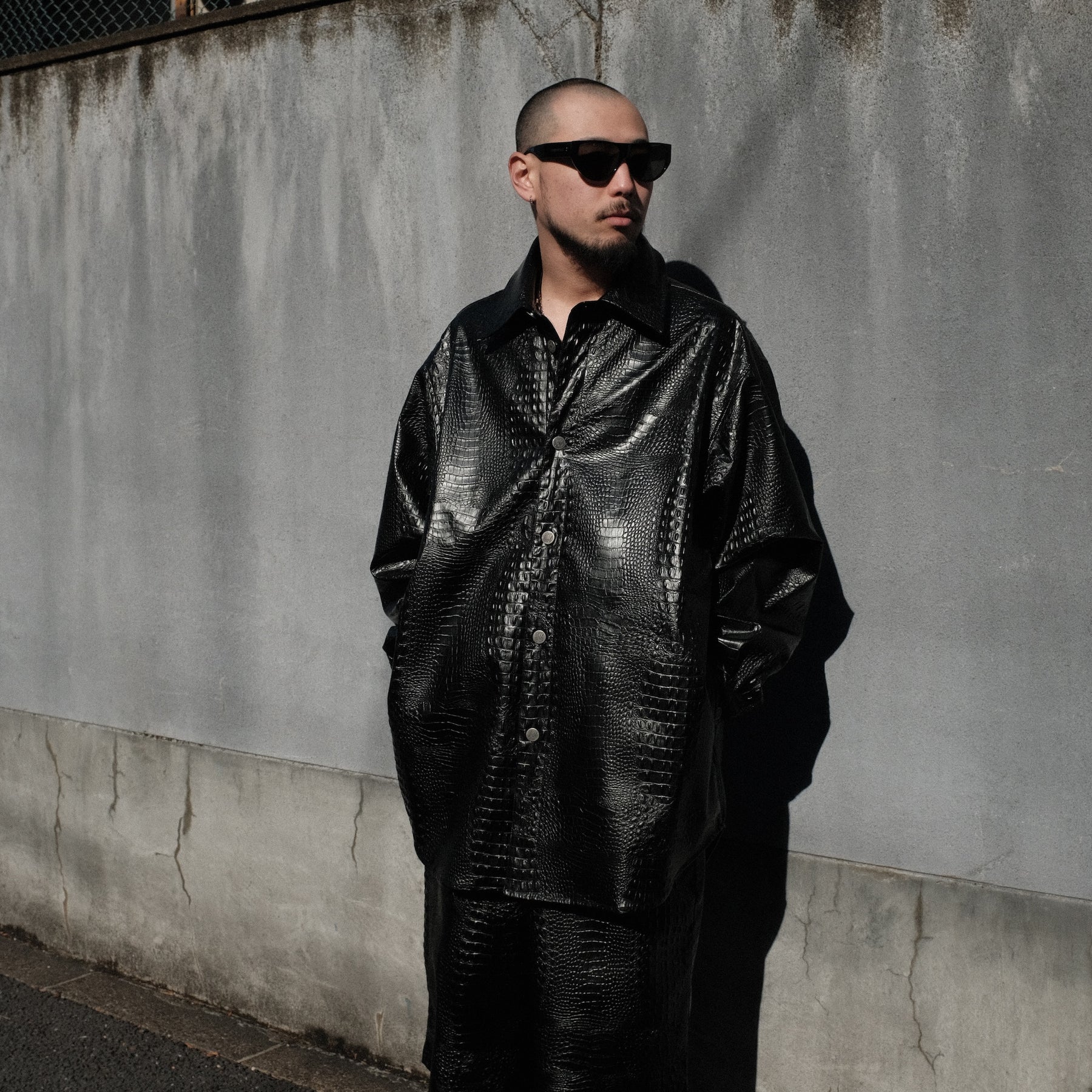 1313 SELAH / LUCIFER FAUX CROCODILE JACKET