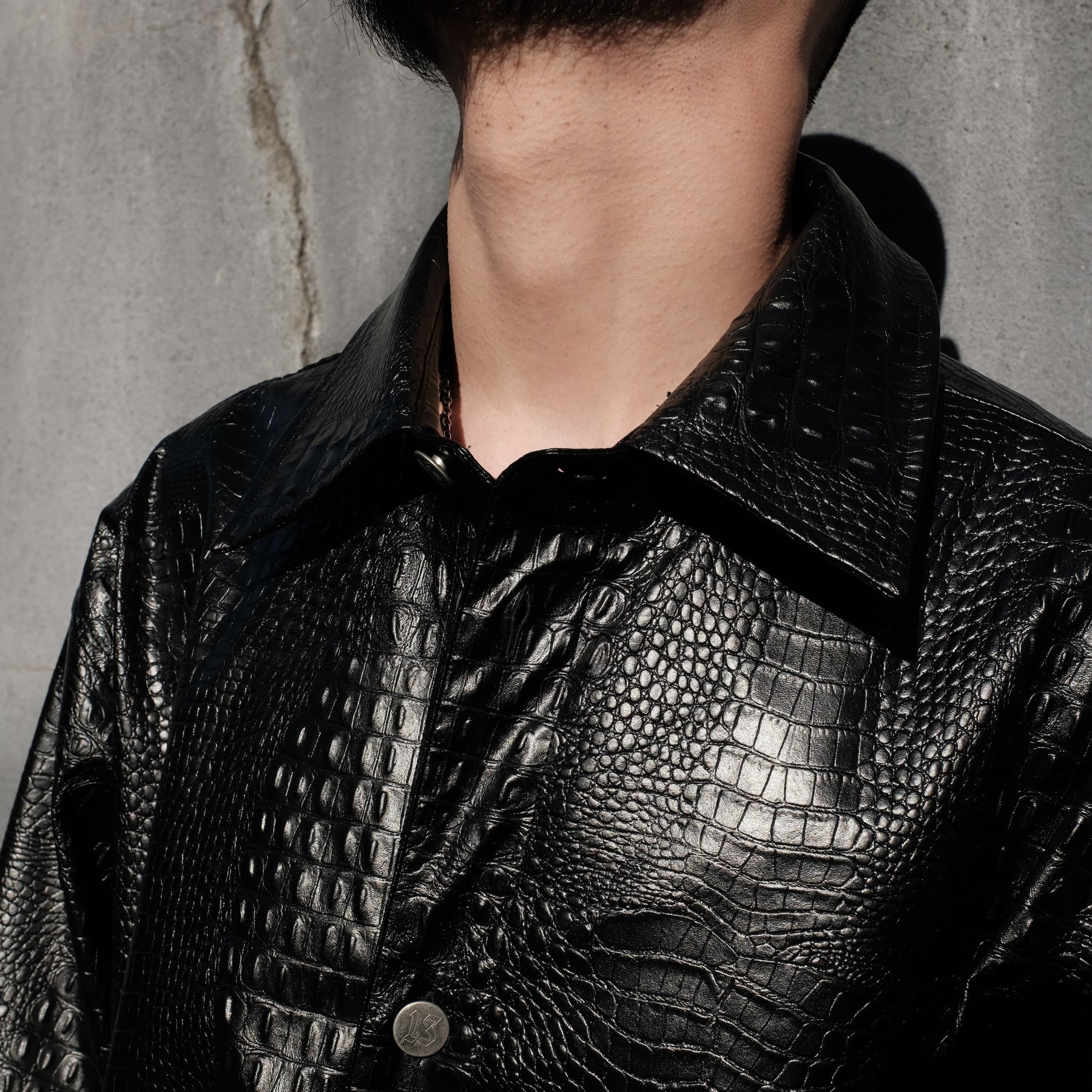 1313 SELAH / LUCIFER FAUX CROCODILE JACKET