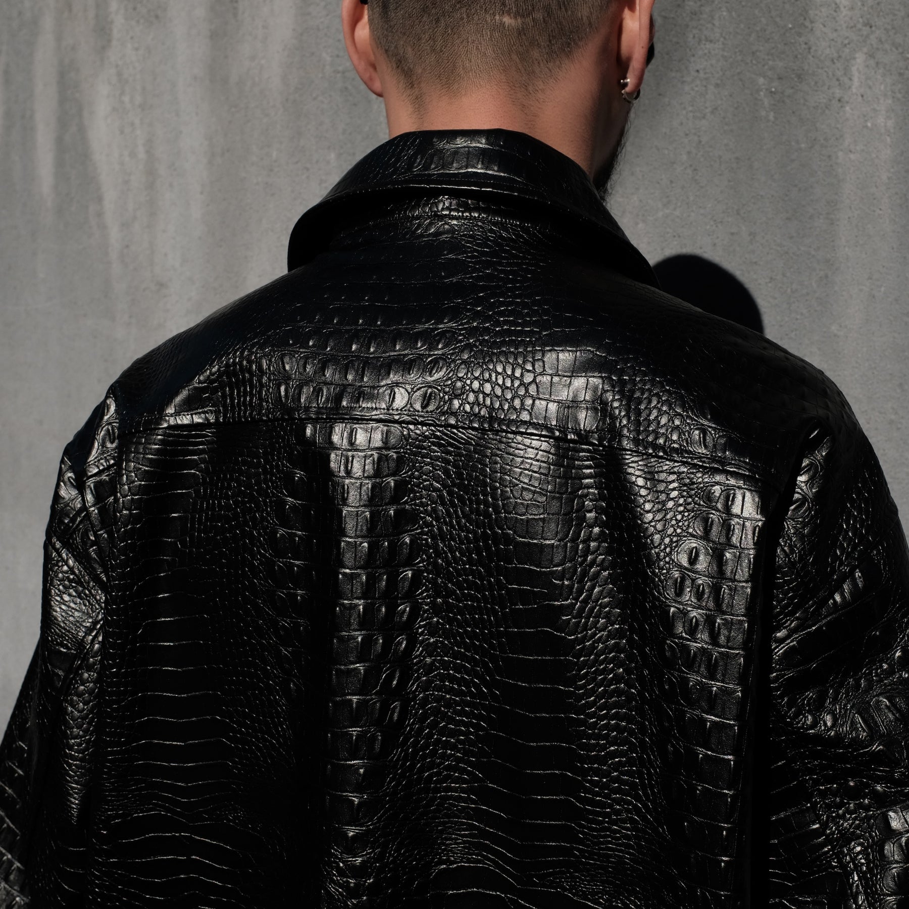 1313 SELAH / LUCIFER FAUX CROCODILE JACKET