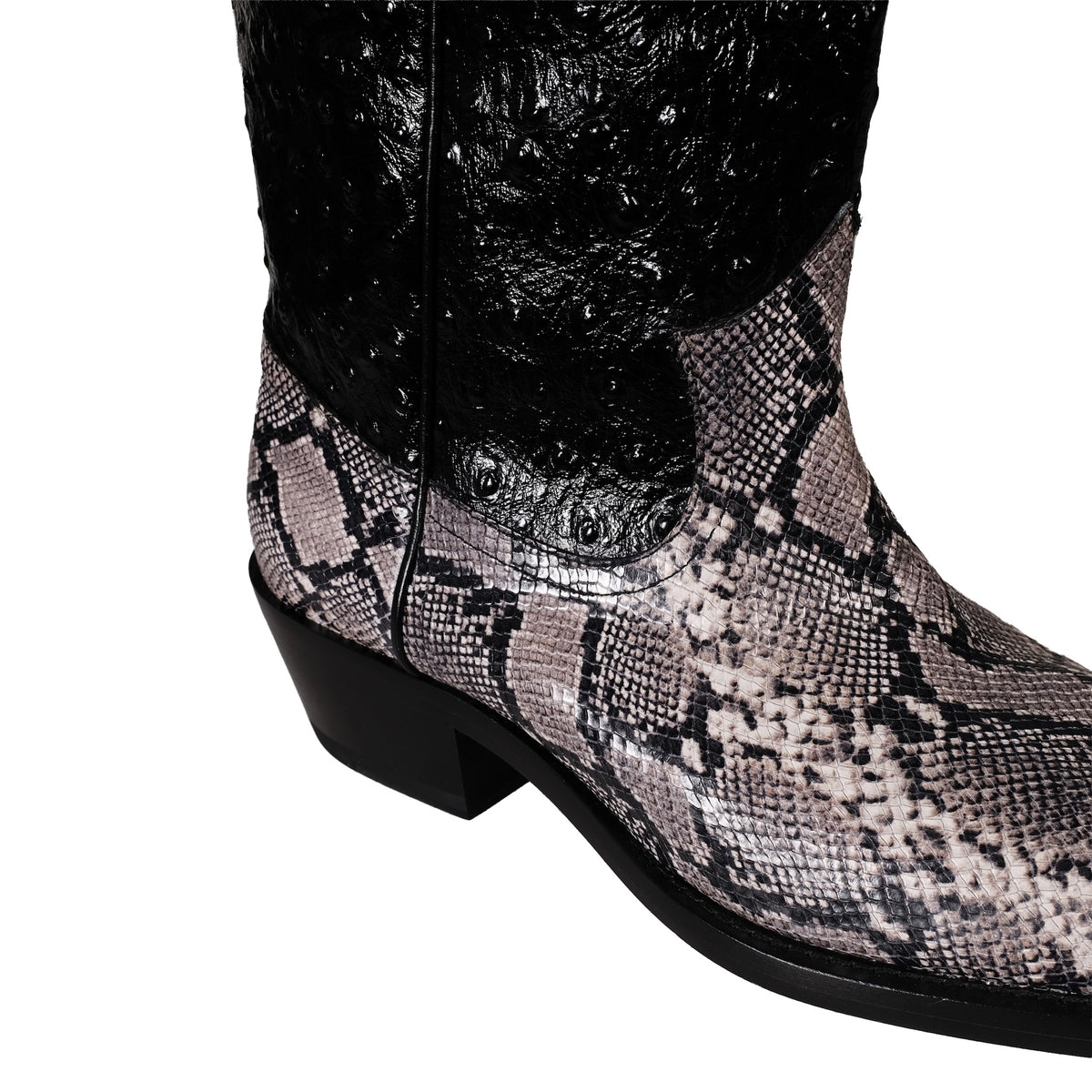 <span style="color: #f50b0b;">Last One</span> Martine Rose / COWBOY BOOT GREY-BLACK