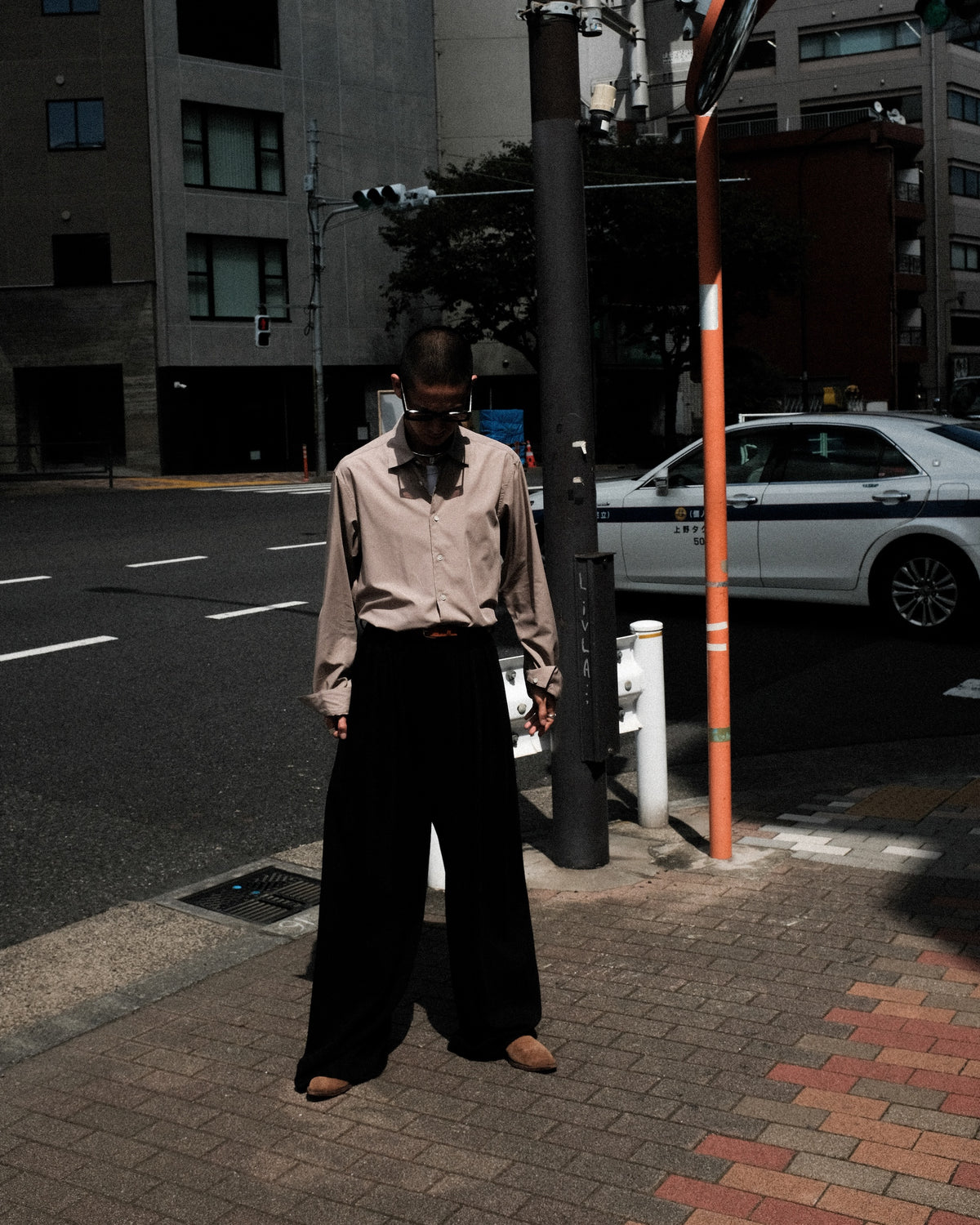 SOSHIOTSUKI / LS SHIRT BROWN