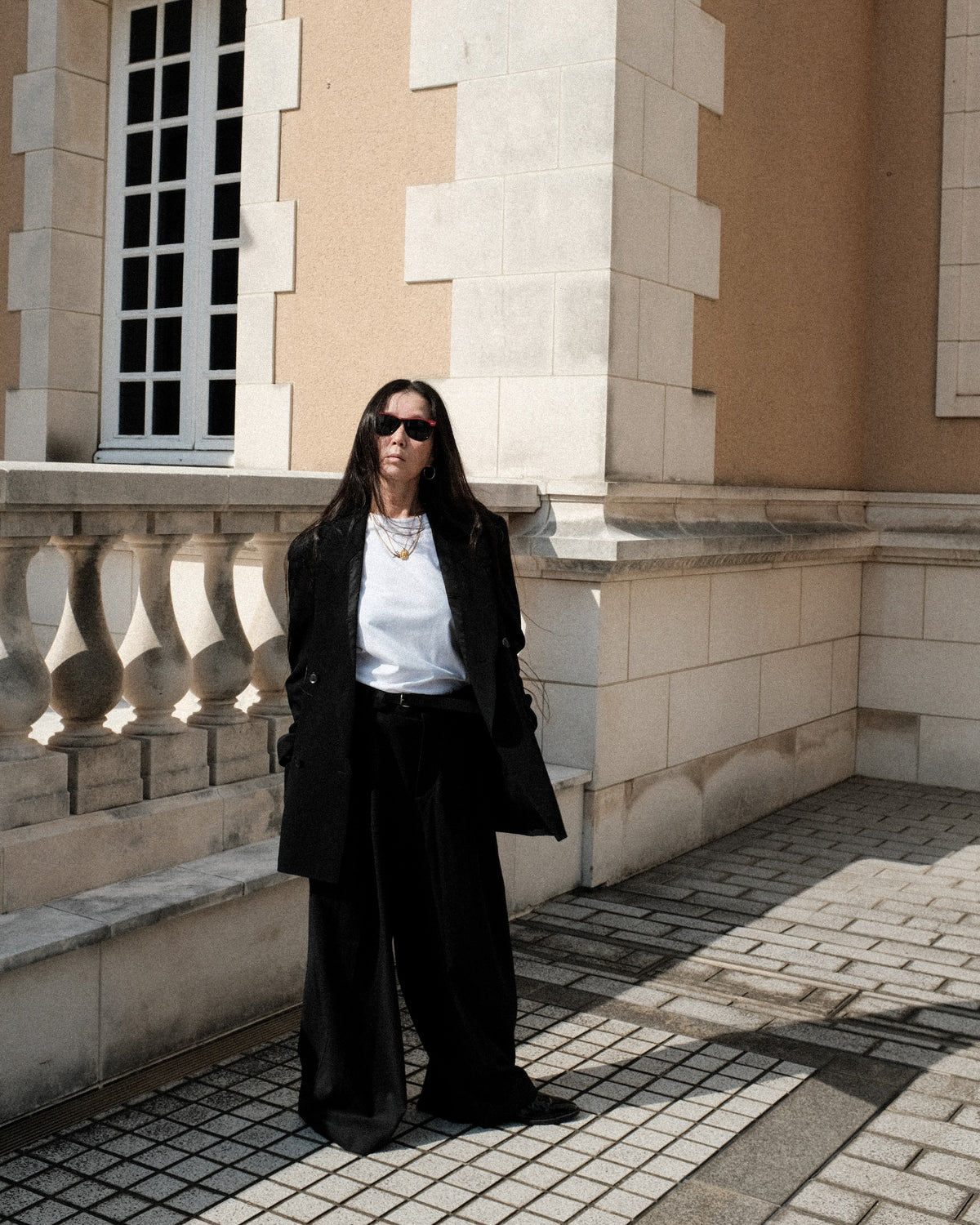 SOSHIOTSUKI / INSIDE LAPEL JACKET BLACK