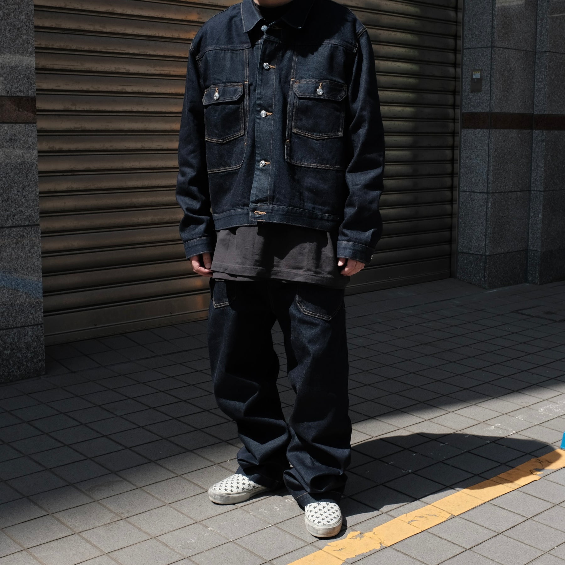 <span style="color: #f50b0b;">Last One</span> Calvin Klein / UTILITY DENIM JACKET INDIGO BLUE