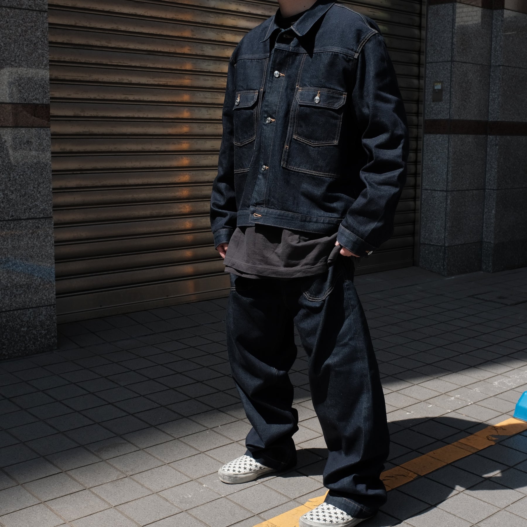 <span style="color: #f50b0b;">Last One</span> Calvin Klein / UTILITY DENIM JACKET INDIGO BLUE