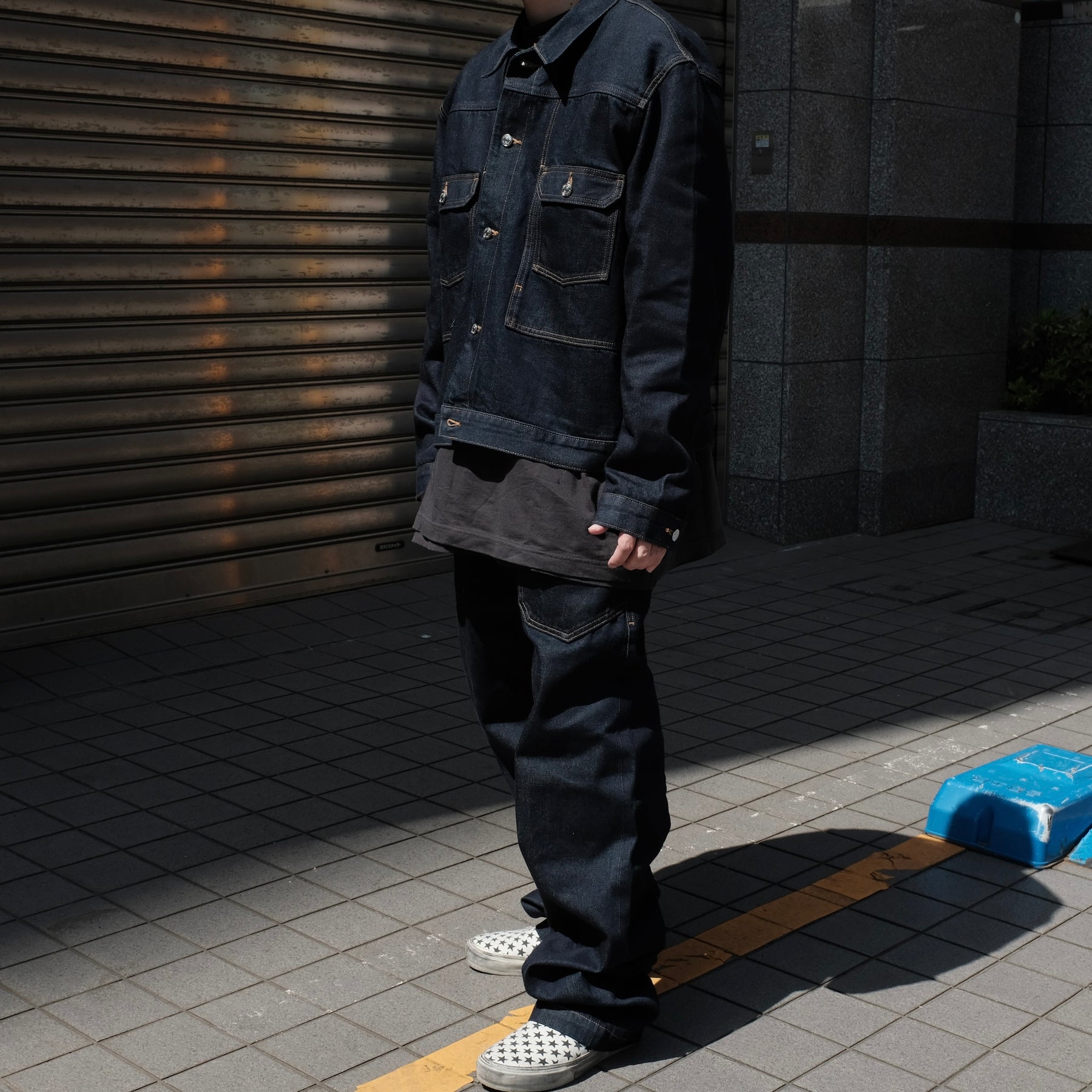 <span style="color: #f50b0b;">Last One</span> Calvin Klein / UTILITY DENIM JACKET INDIGO BLUE