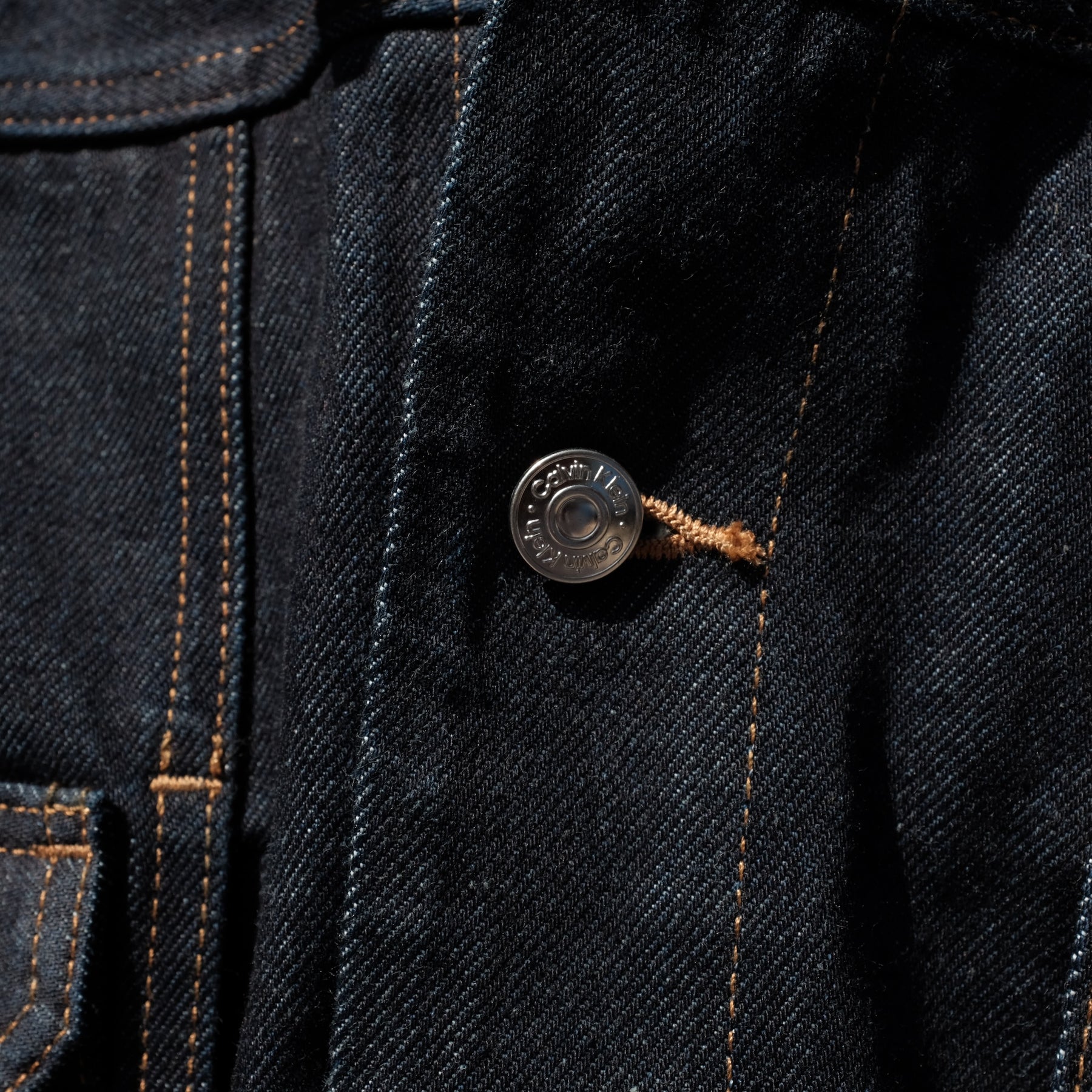 <span style="color: #f50b0b;">Last One</span> Calvin Klein / UTILITY DENIM JACKET INDIGO BLUE