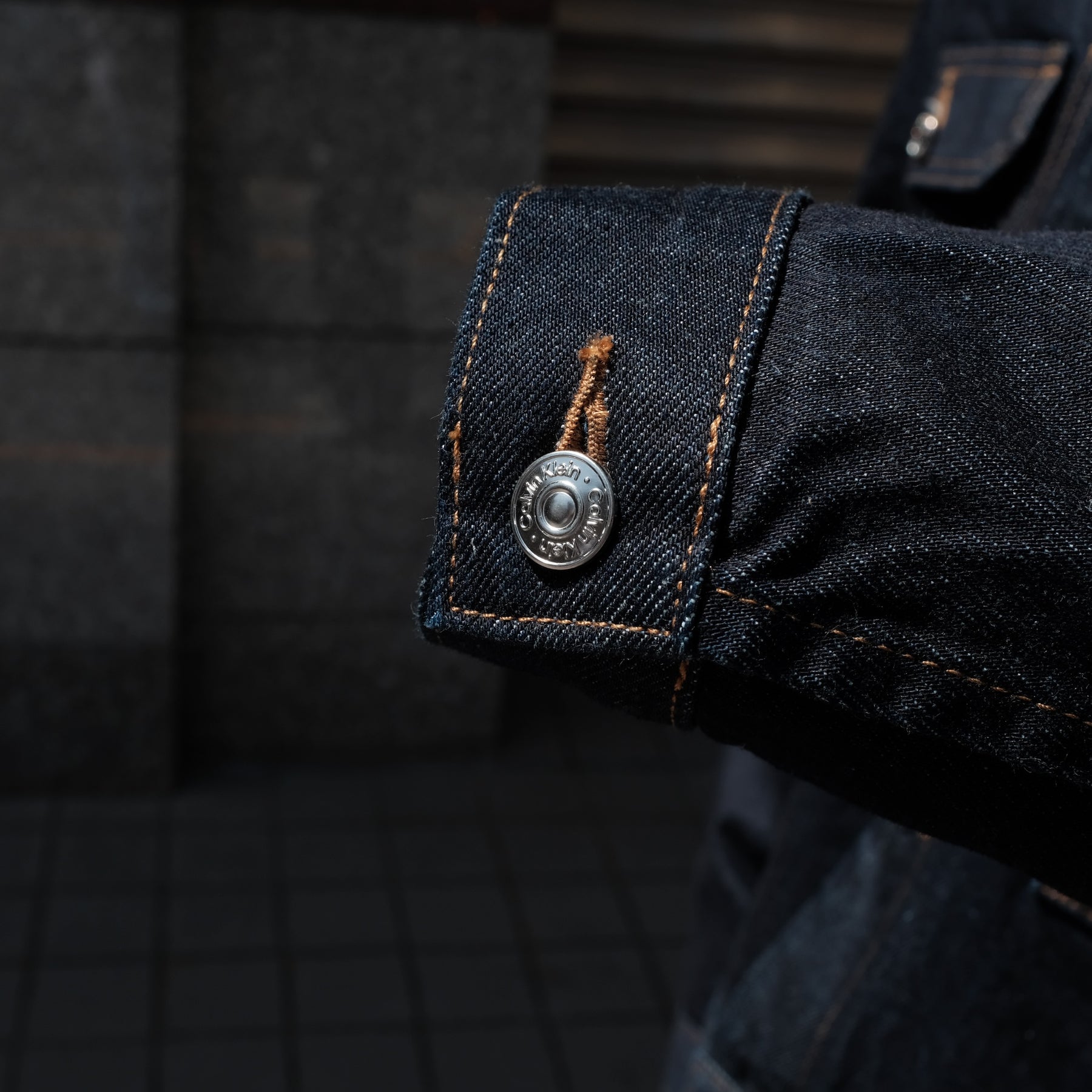 <span style="color: #f50b0b;">Last One</span> Calvin Klein / UTILITY DENIM JACKET INDIGO BLUE
