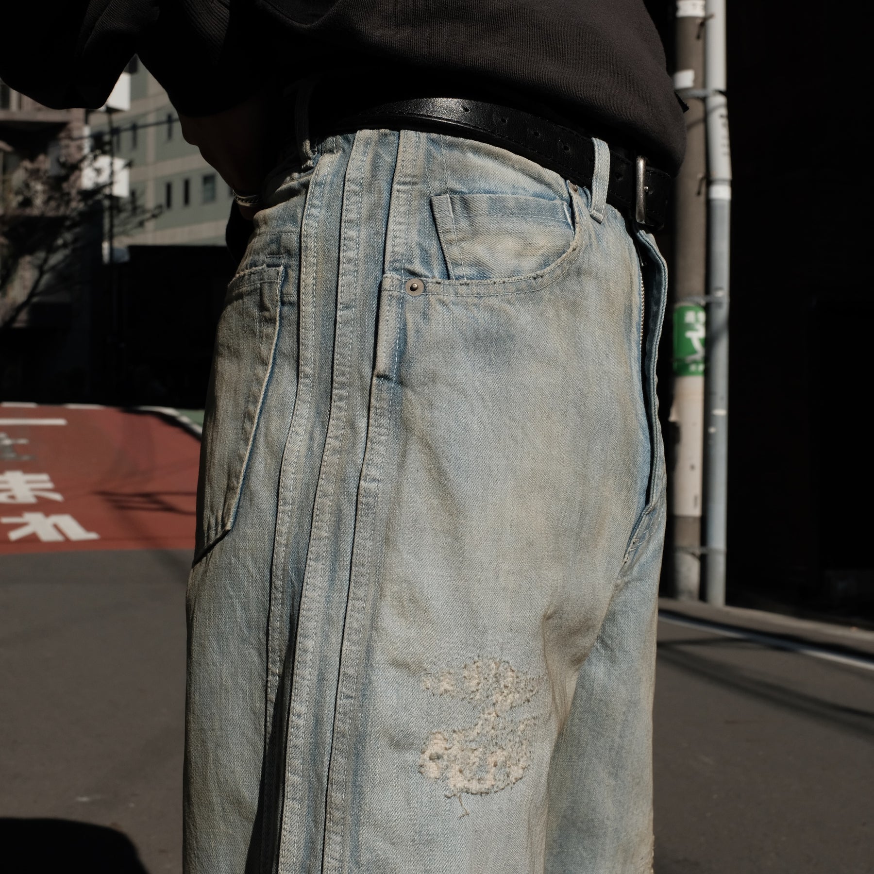 <span style="color: #f50b0b;">Last One</span> ROTOL / TRIPLE SEAMS 6P DENIM BORO