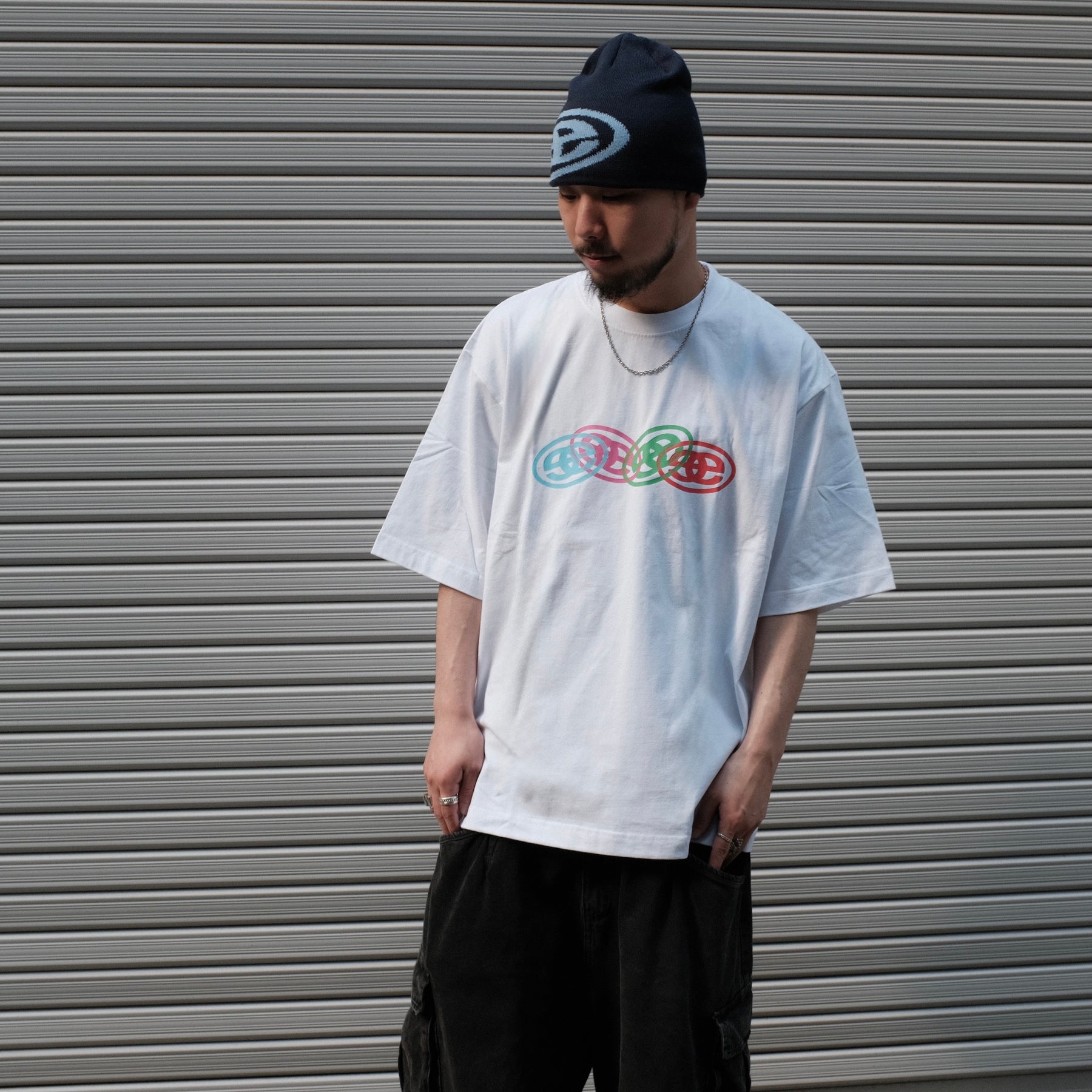 <span style="color: #f50b0b;">Last One</span> EMPORIUM / LINK LOGO T SHIRT WHITE