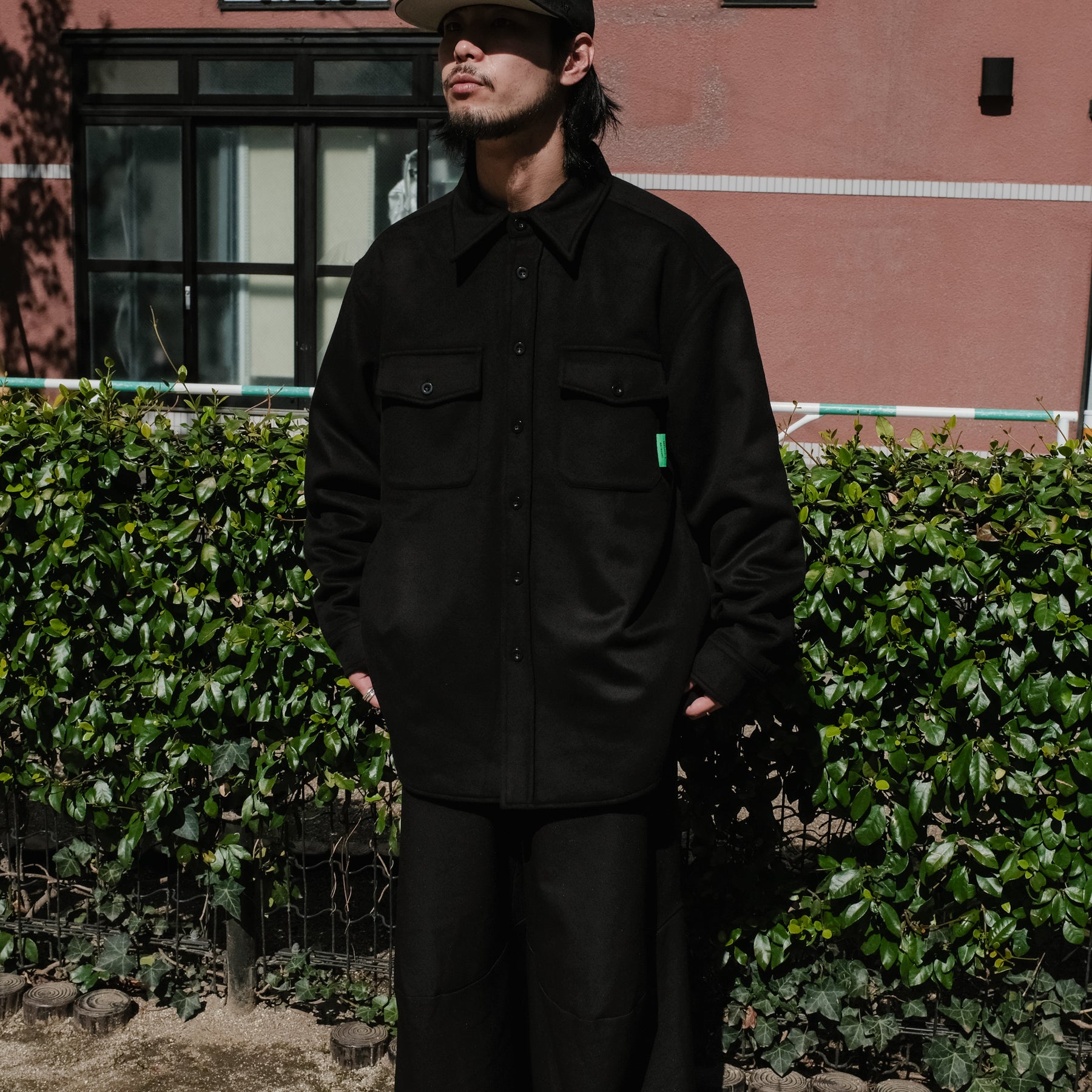 <span style="color: #f50b0b;">Last One</span>
WILLY CHAVARRIA / WOOL QUILTED SHIRT JACKET BLACK