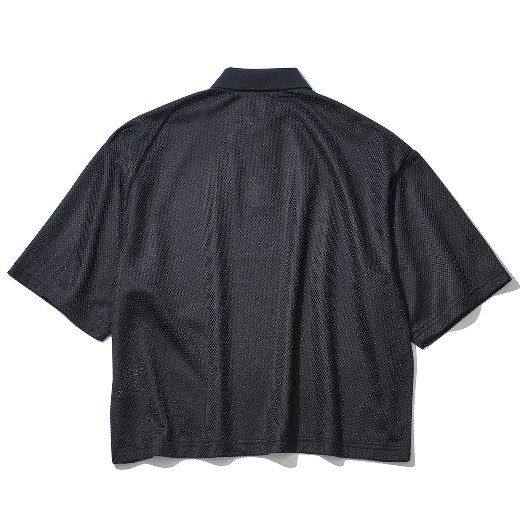 INTODUSK / MESH POLO BLACK