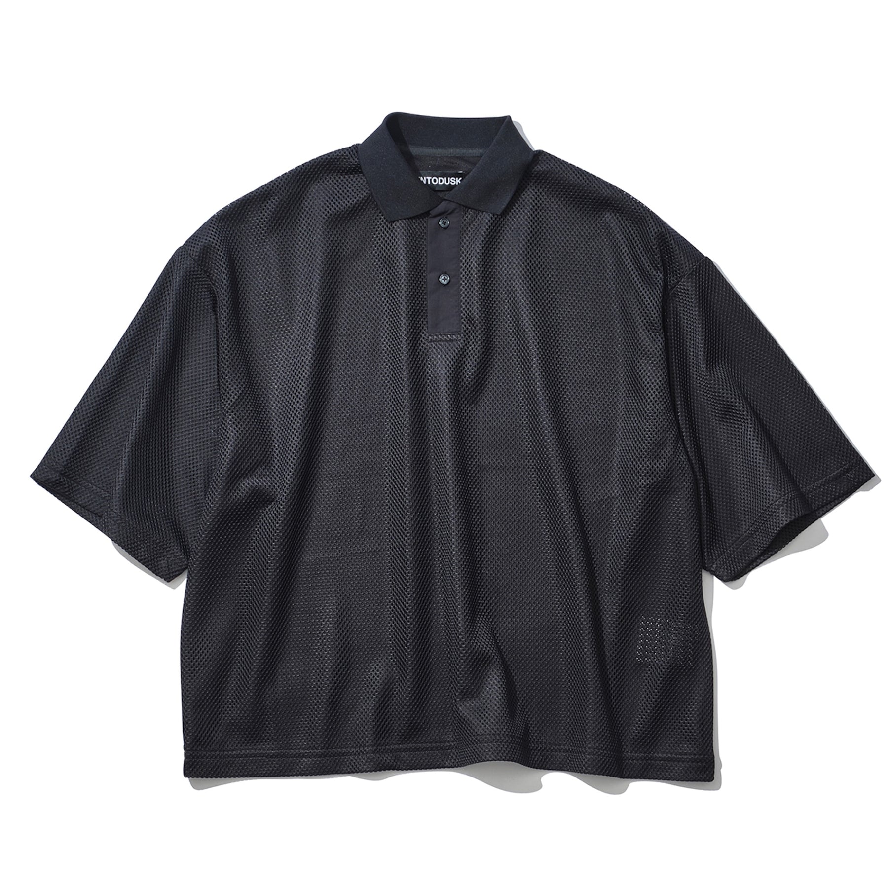 INTODUSK / MESH POLO BLACK
