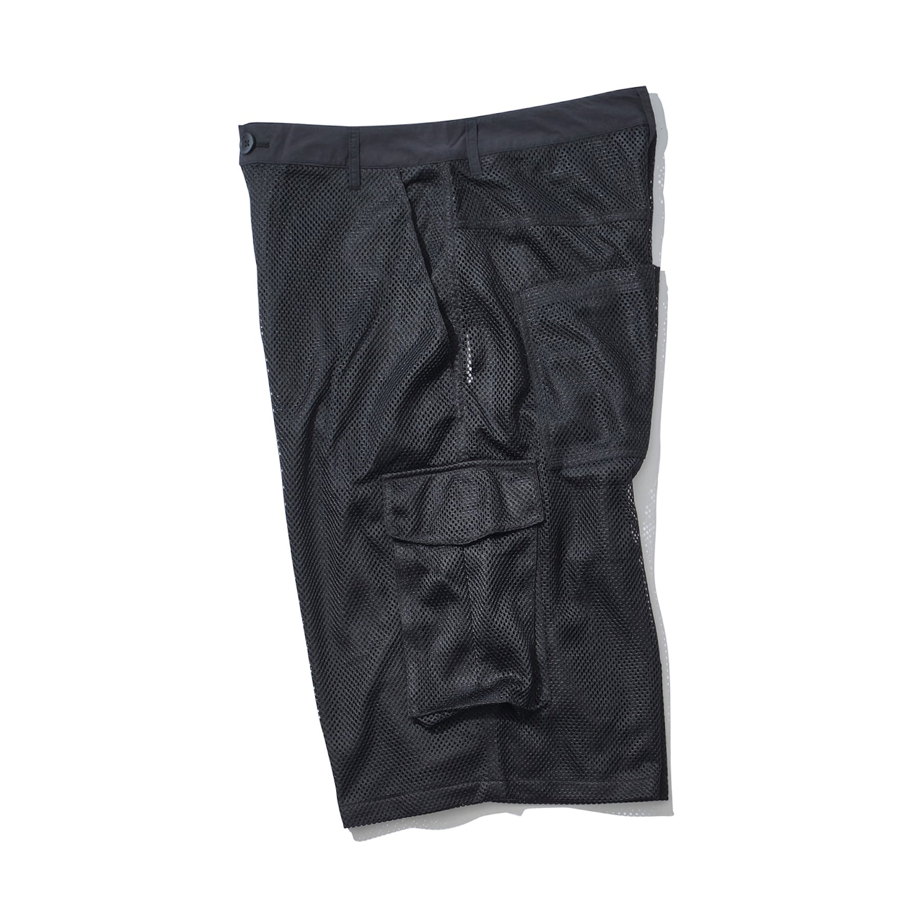 INTODUSK / MESH CARGO SHORTS BLACK