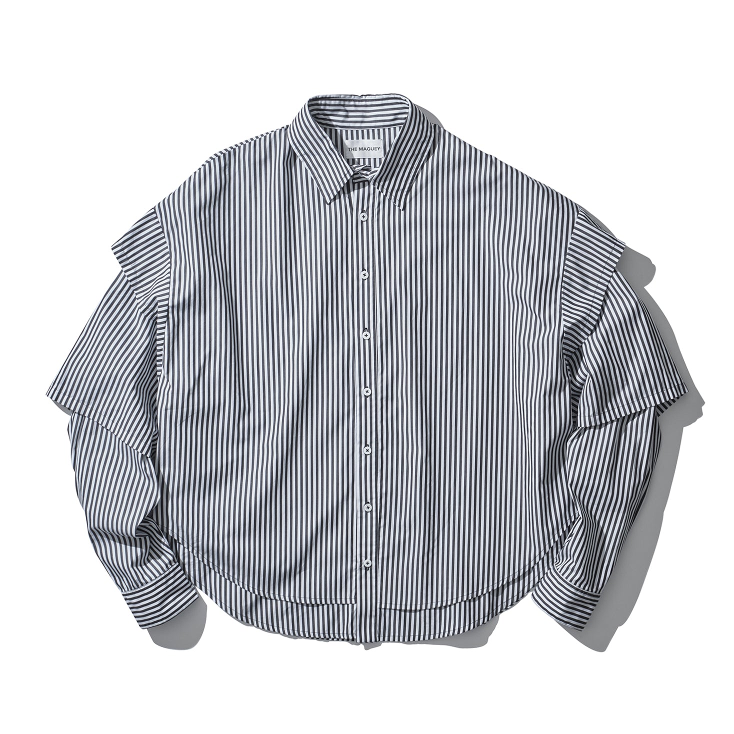 <span style="color: #f50b0b;">Last One</span> THE MAGUEY / LAYERD SLEEVS SHIRT