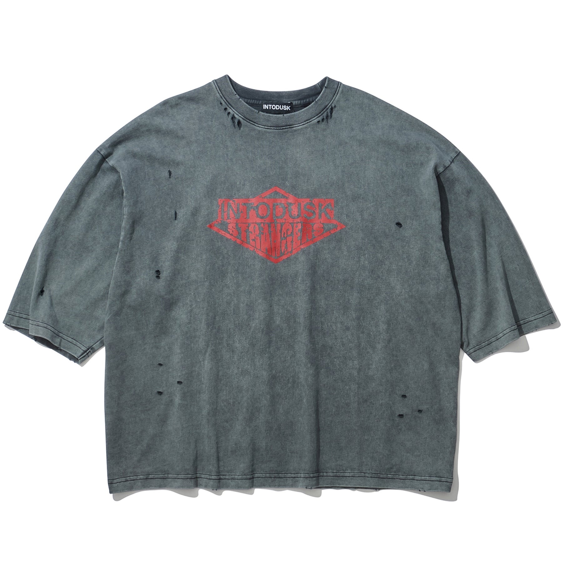 INTODUSK / INTODUSK STRANGERS T WASHED BLACK ORGANIC
