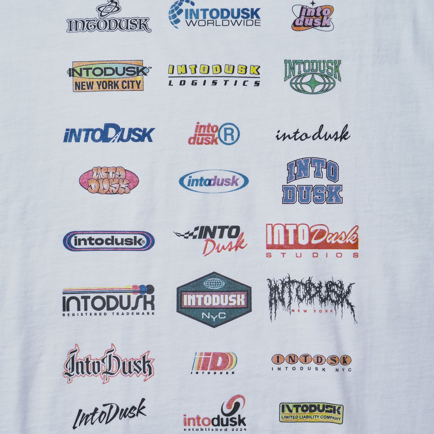 INTODUSK / INTODUSK MULTI LOGO T WHITE