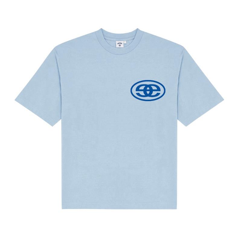 EMPORIUM / EE LOGO T OFF BABY BLUE