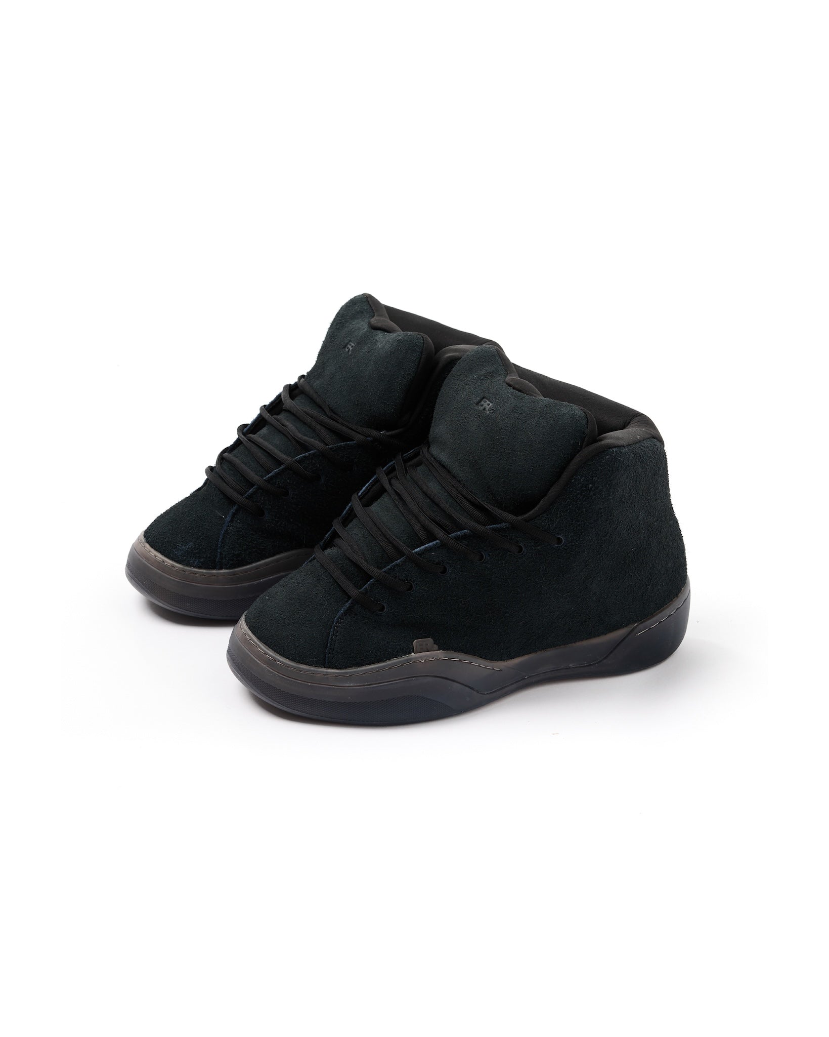 ERL / UNISEX SUEDE MID VAMP SNEAKERS BLACK