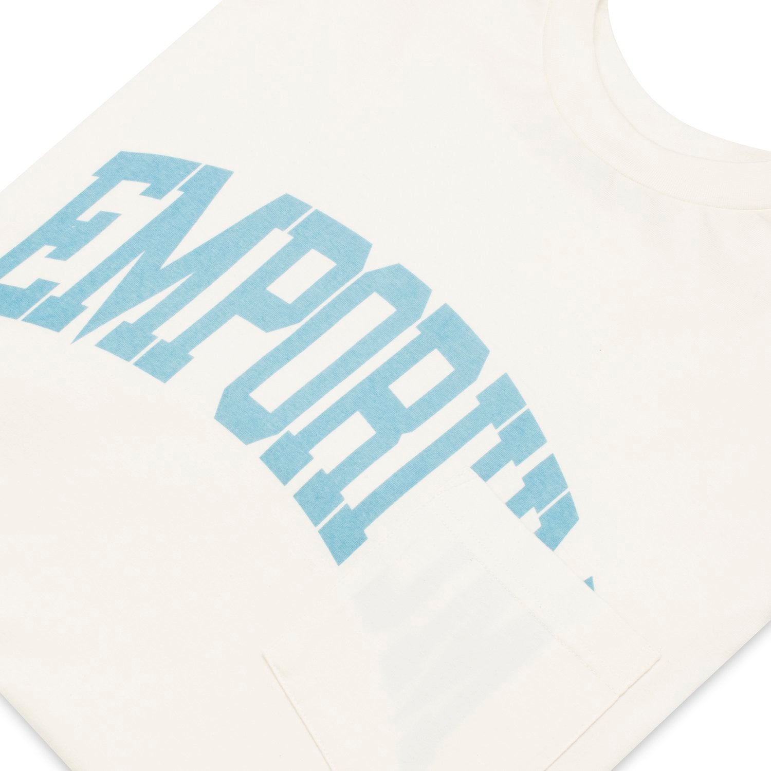 <span style="color: #f50b0b;">Last One</span> EMPORIUM / ARC LOGO POCKET T OFF WHITE