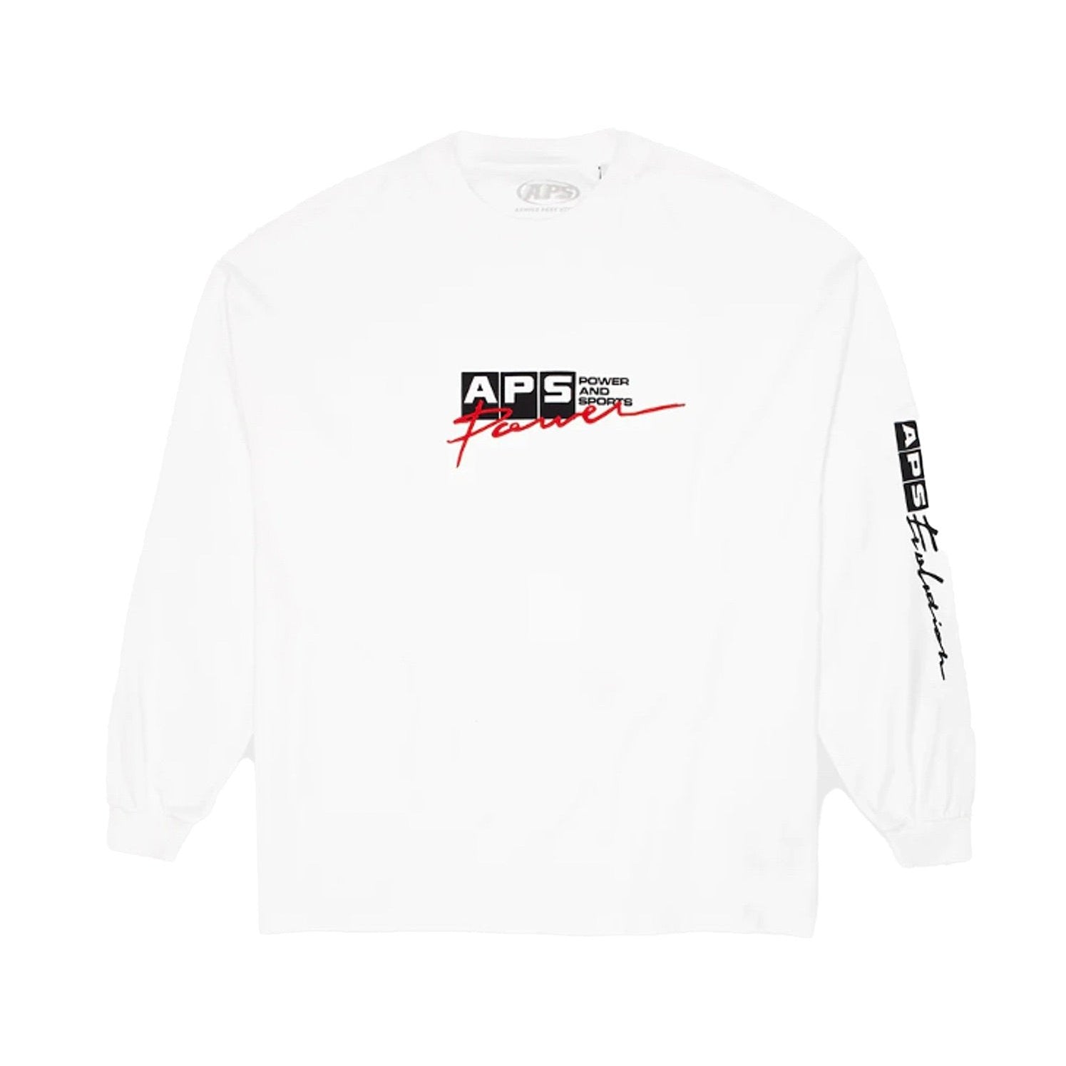 <span style="color: #f50b0b;">Last One</span> ARNOLD PARK STUDIOS / POWER LOGO LS T WHITE