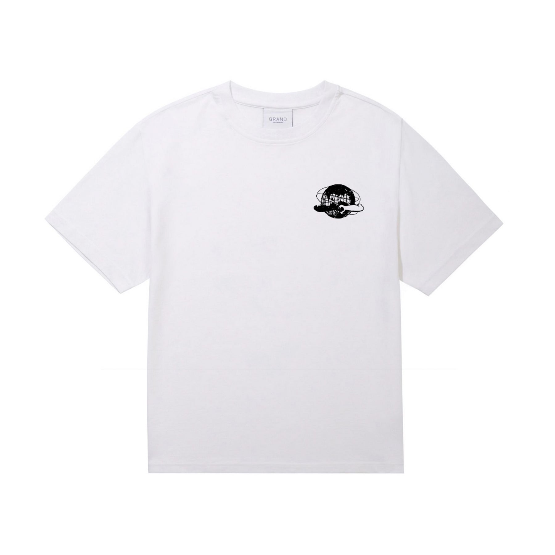 <span style="color: #f50b0b;">Last One</span> Grand Collection / GRAND X THE BUNT: UNISPHERE TEE WHITE