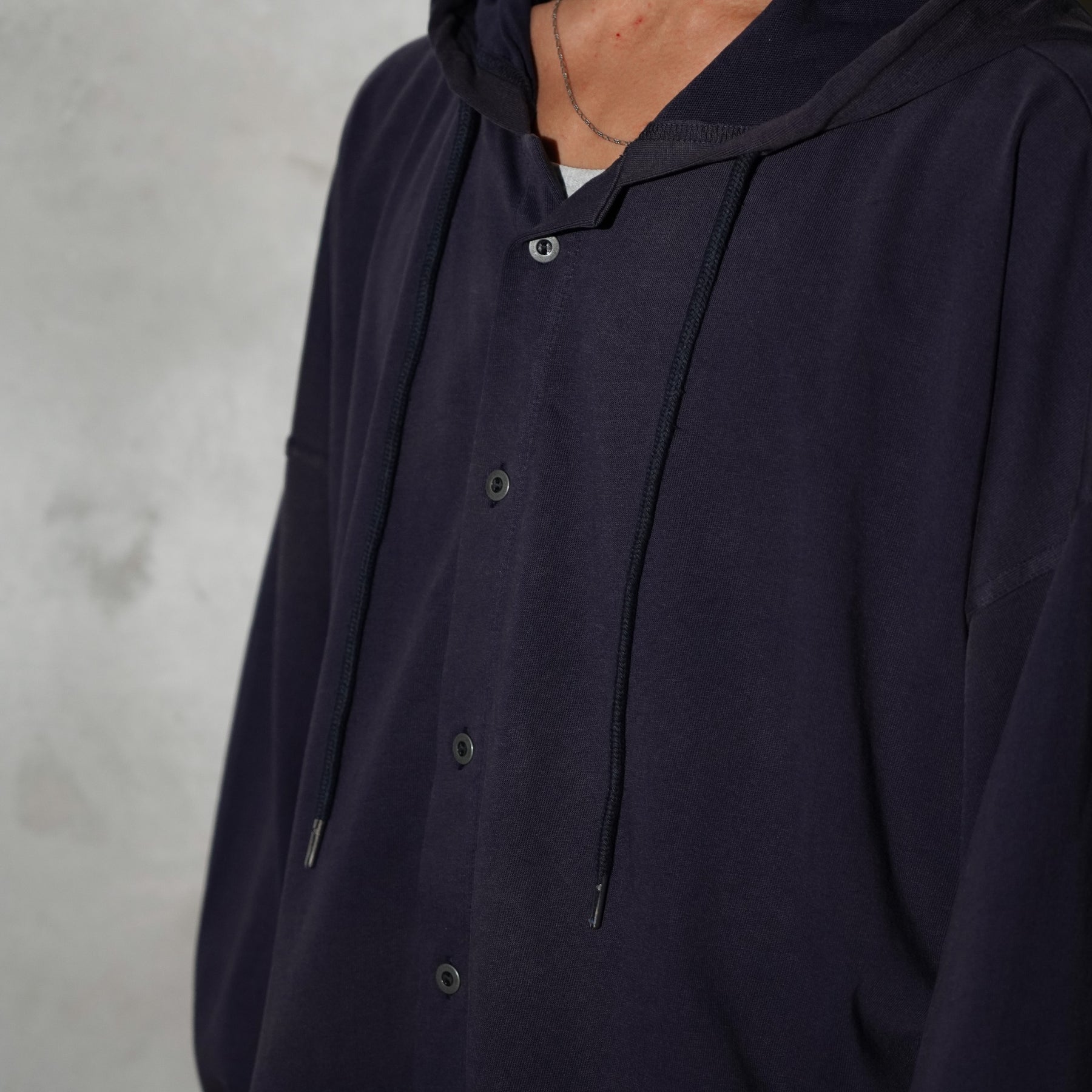 THE MAGUEY / SLOPPY HOODIE WASHED NAVY