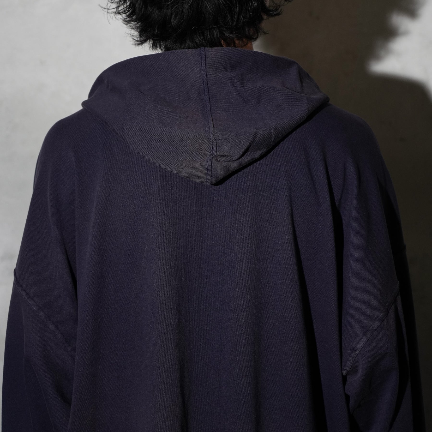THE MAGUEY / SLOPPY HOODIE WASHED NAVY