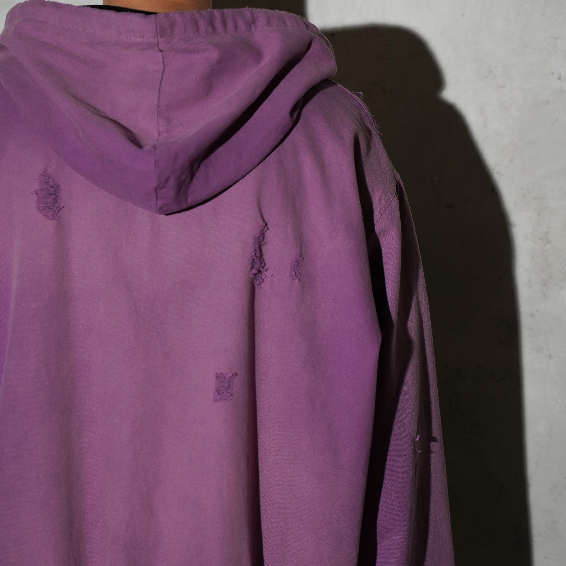 THE MAGUEY / DAMAGE WORK HOODIE PURPLE