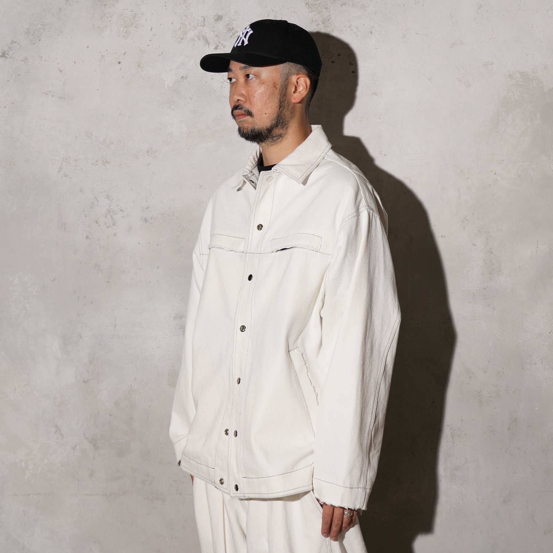 THE MAGUEY / DRILL COVERALL OFF WHITE