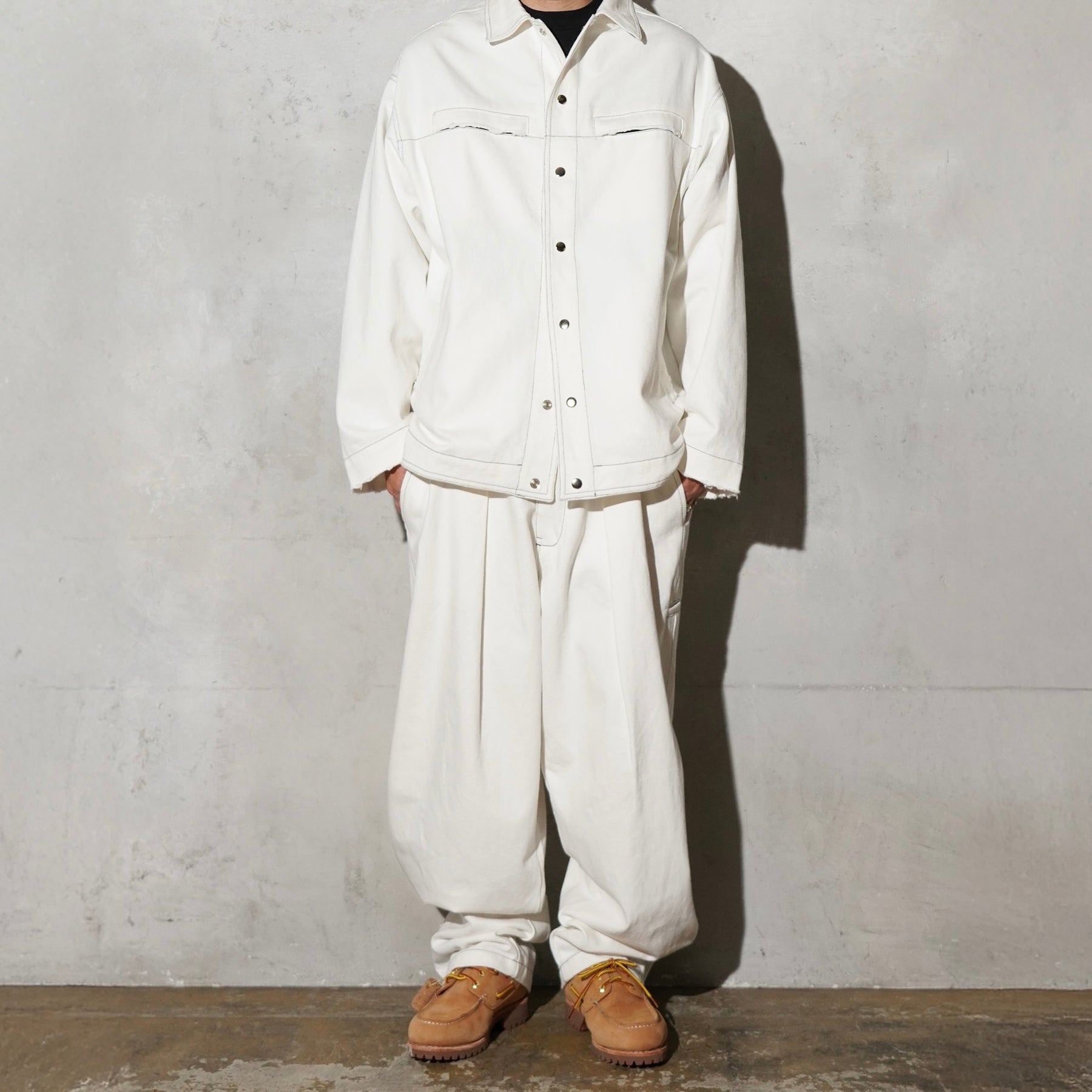 THE MAGUEY / DRILL COVERALL OFF WHITE