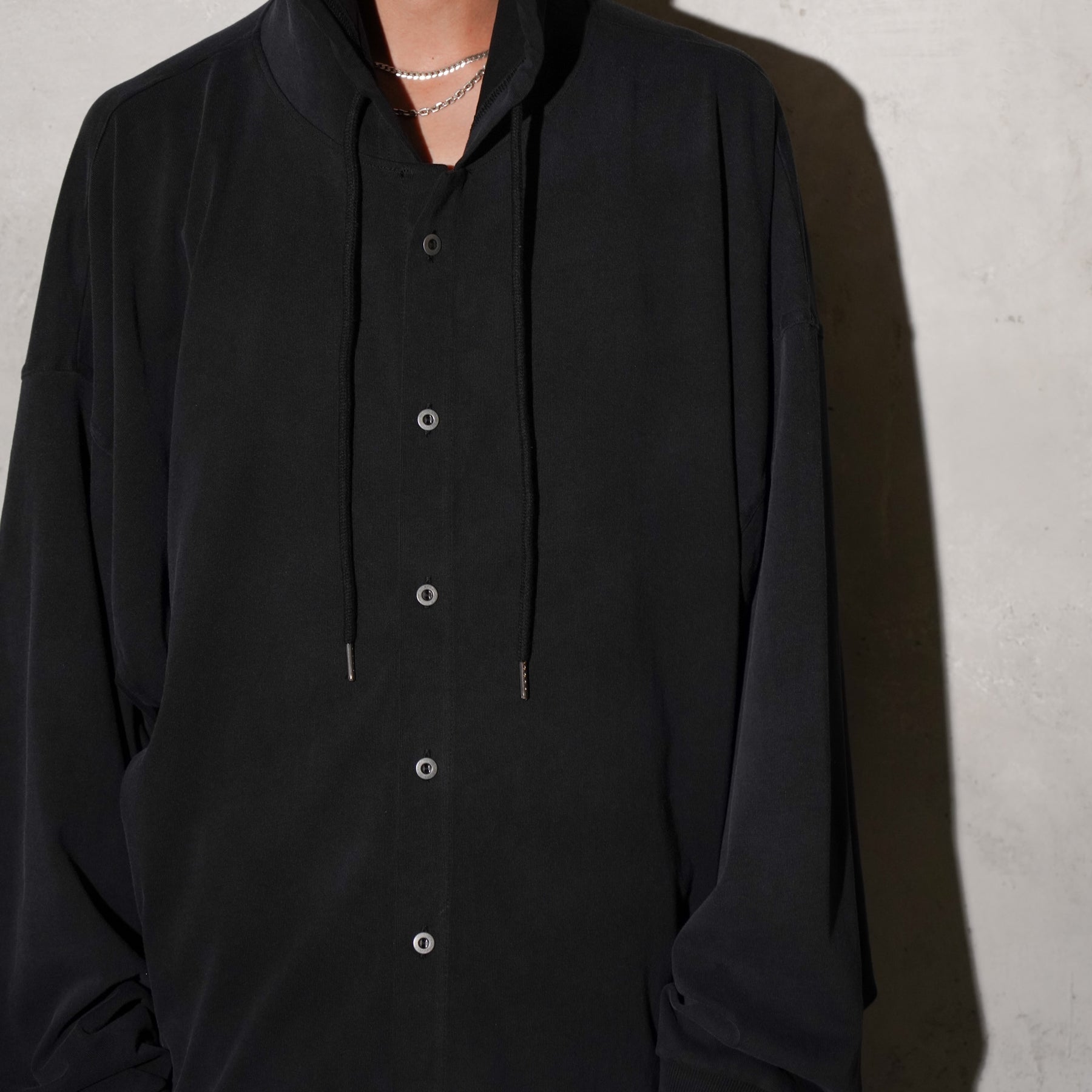 THE MAGUEY / SLOPPY HOODIE WASHED BLACK
