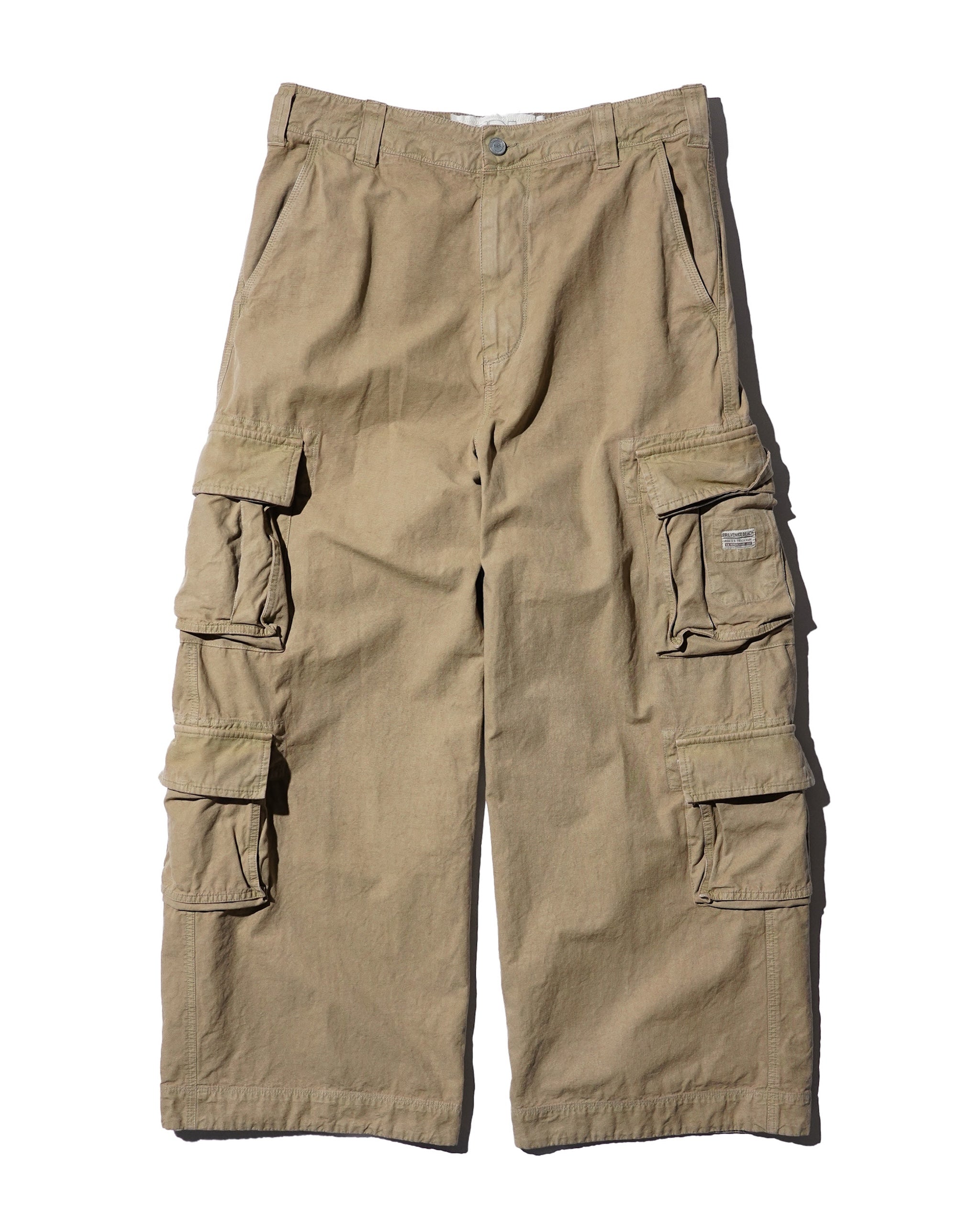Last One ERL / UNISEX CARGO PANTS WOVEN BEIGE