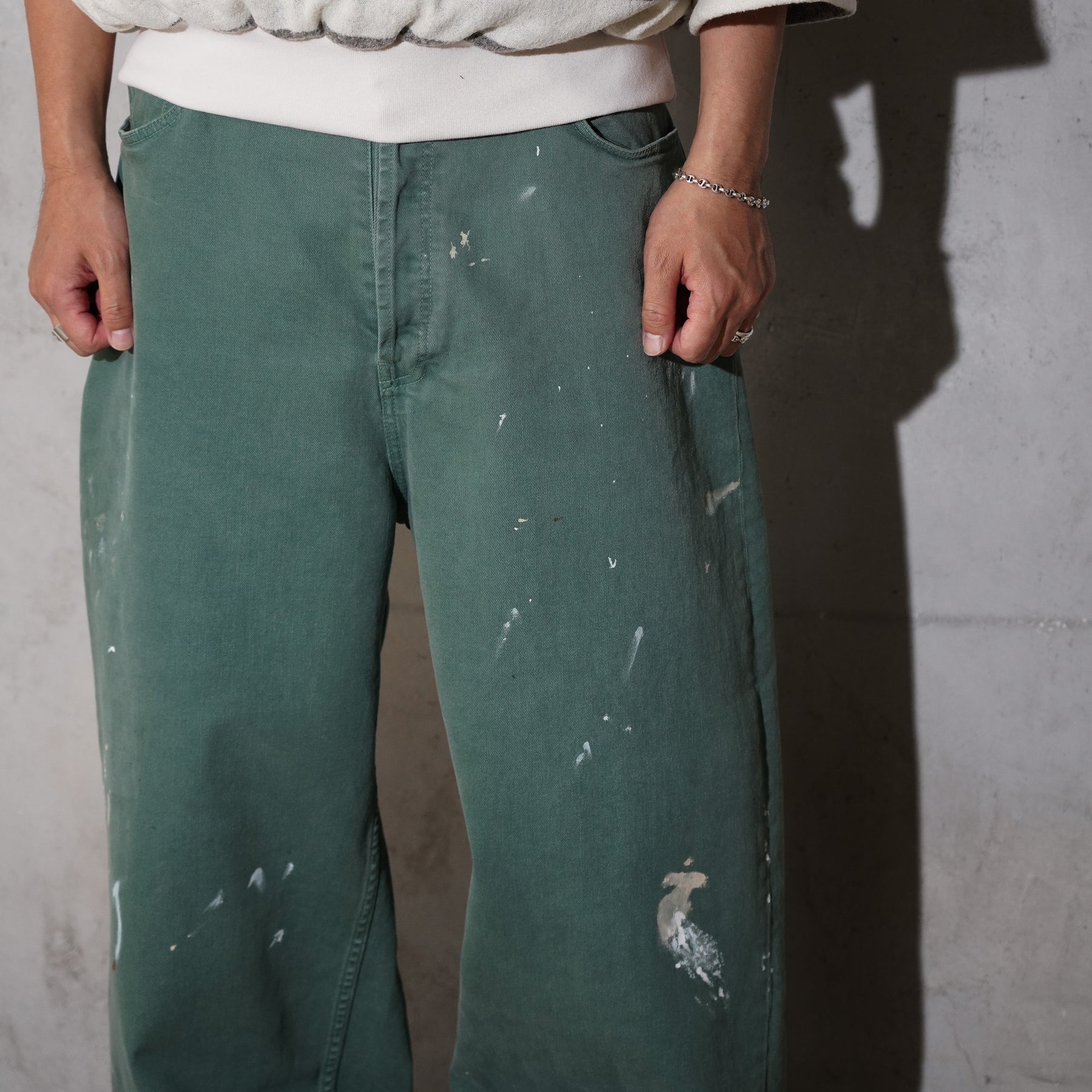 Ghetto Rodeo / FADED GREEN DENIM